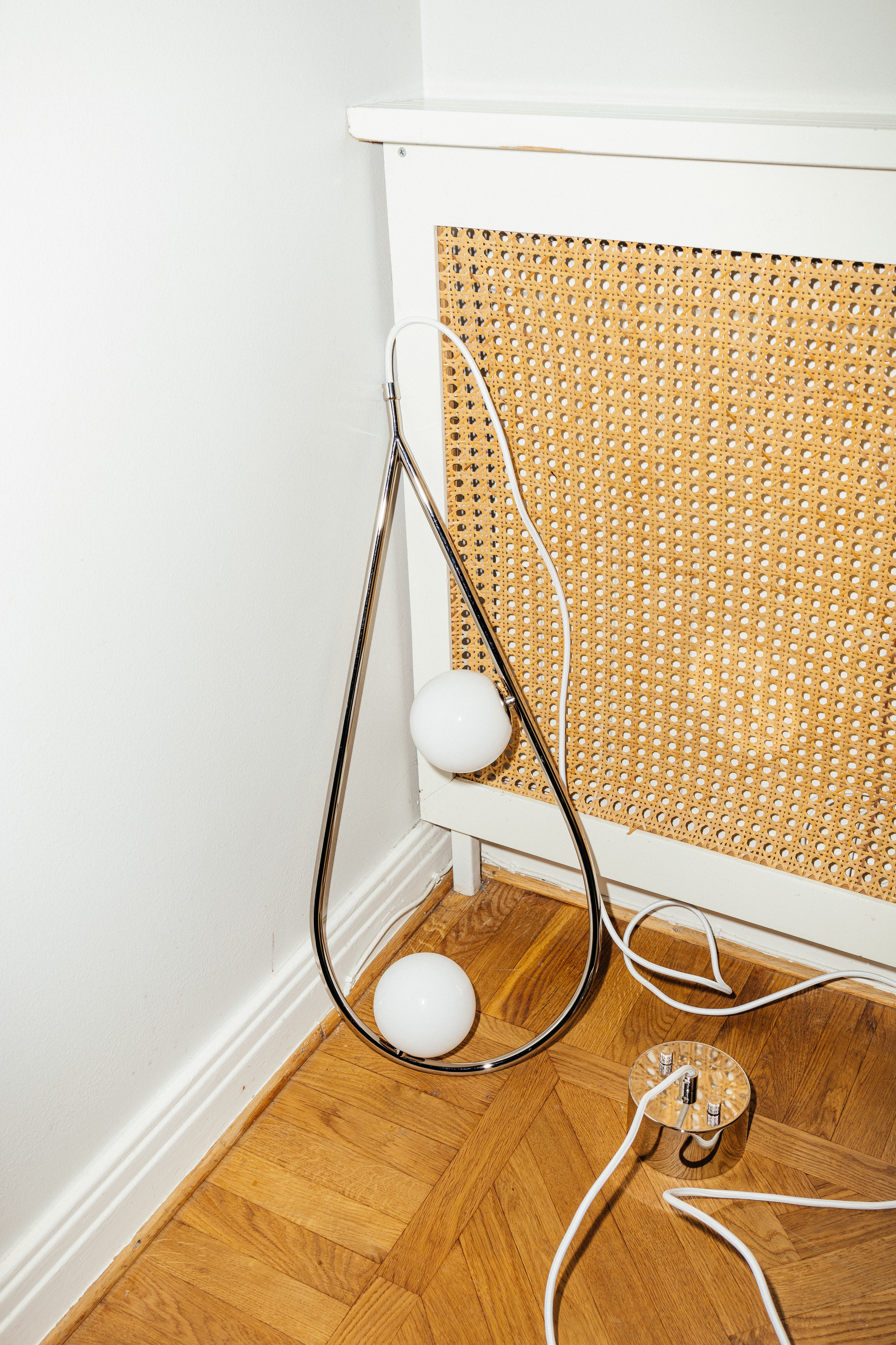 Závesná lampa PEARLS nikel