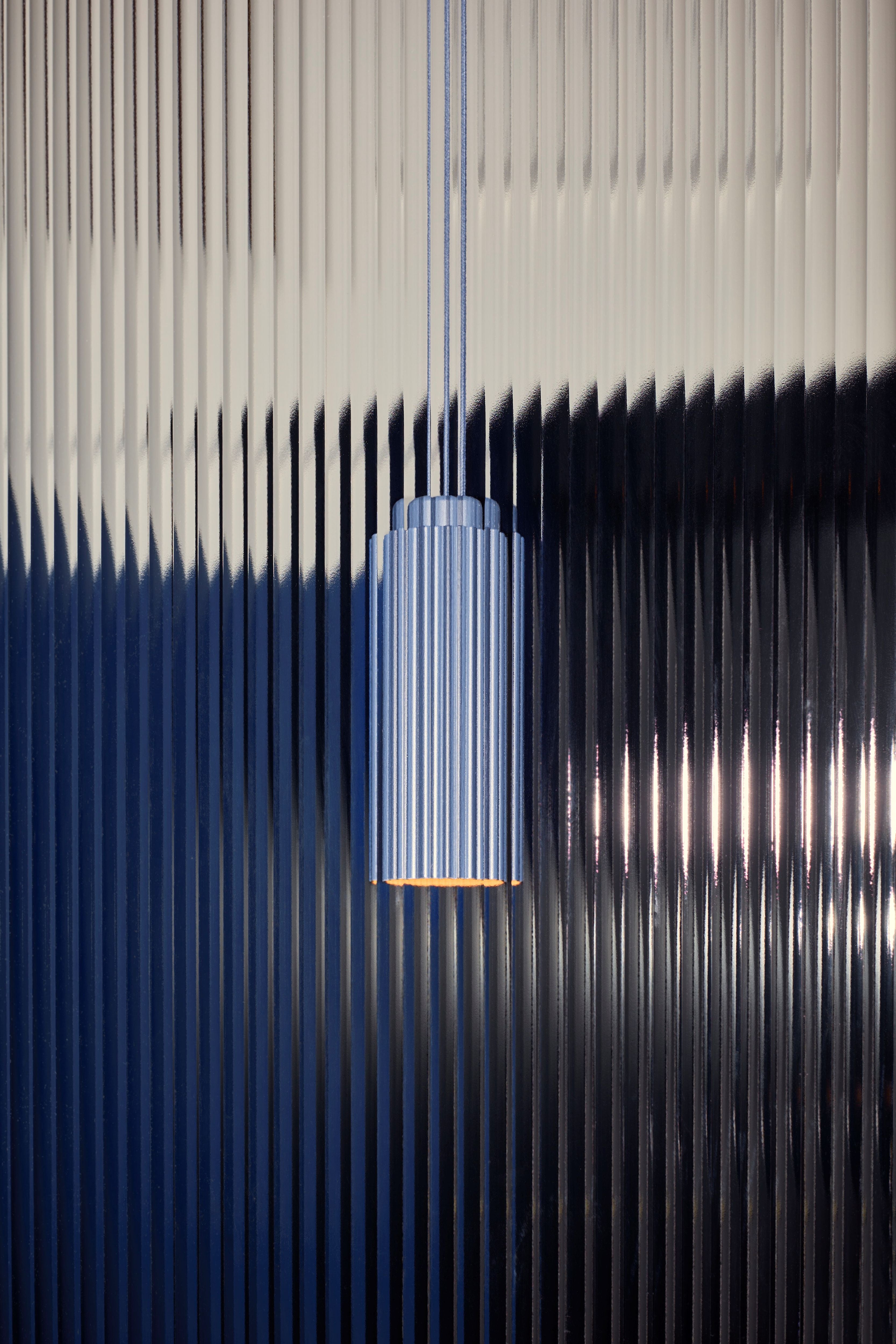 Závesná lampa DONNA SLIM modrá