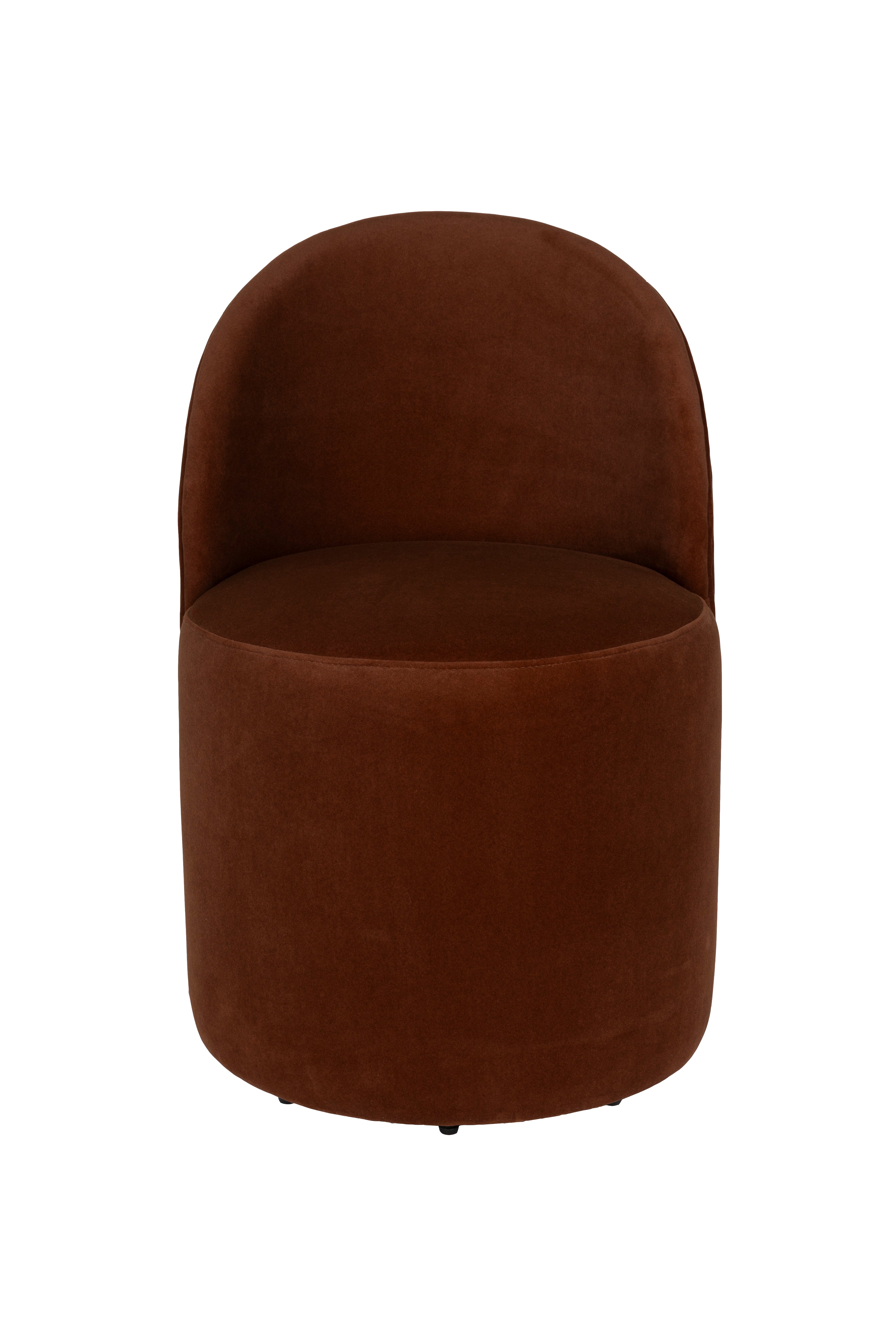 Fotel PLUSH hnedý