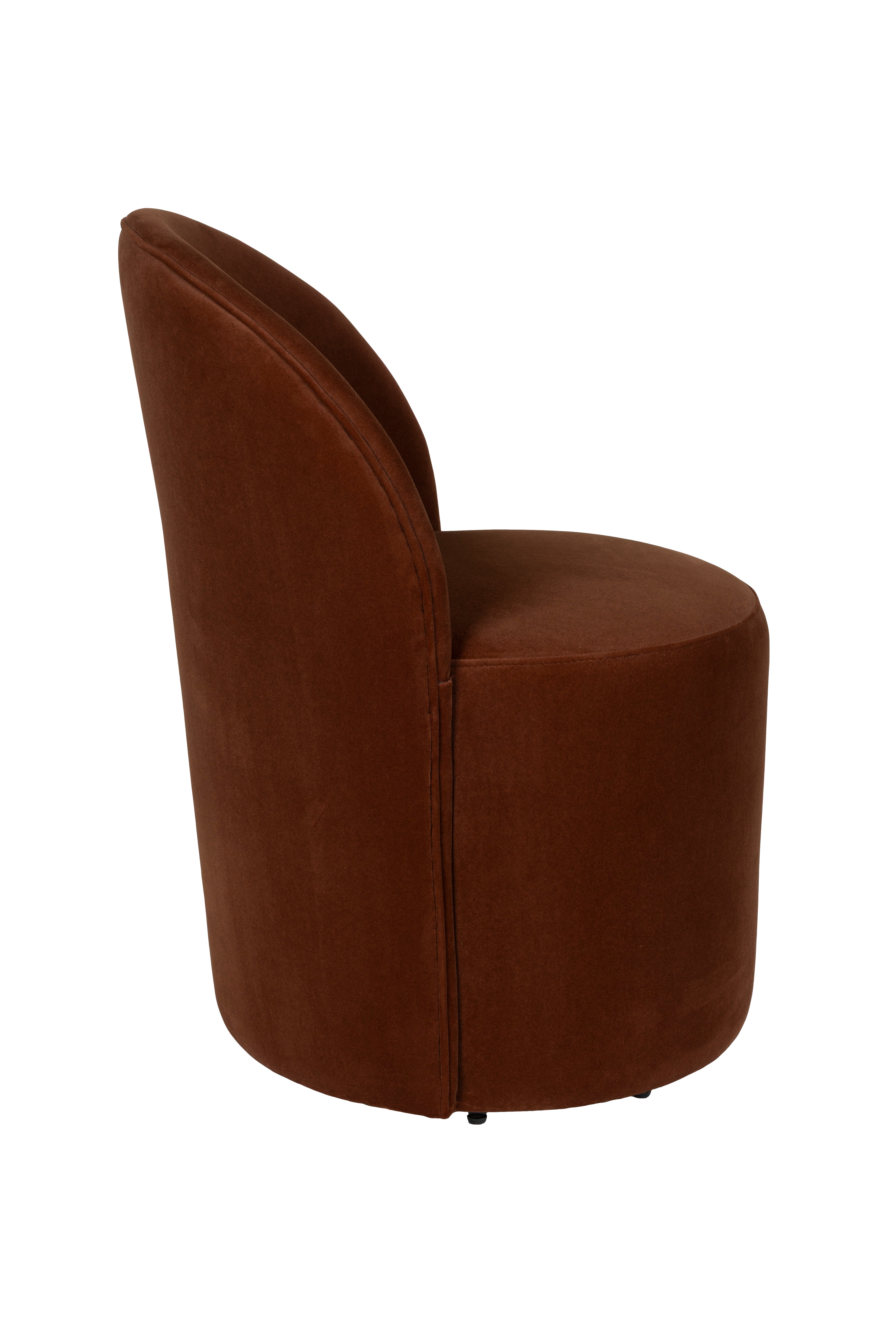 Fotel PLUSH hnedý