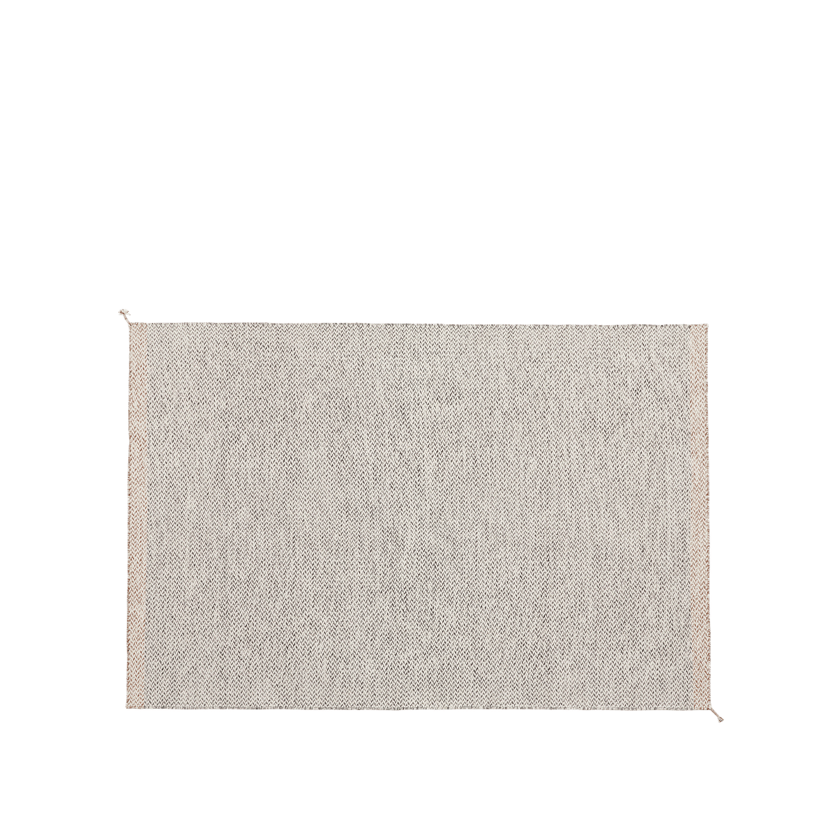 Outdoor rug PLY black and white