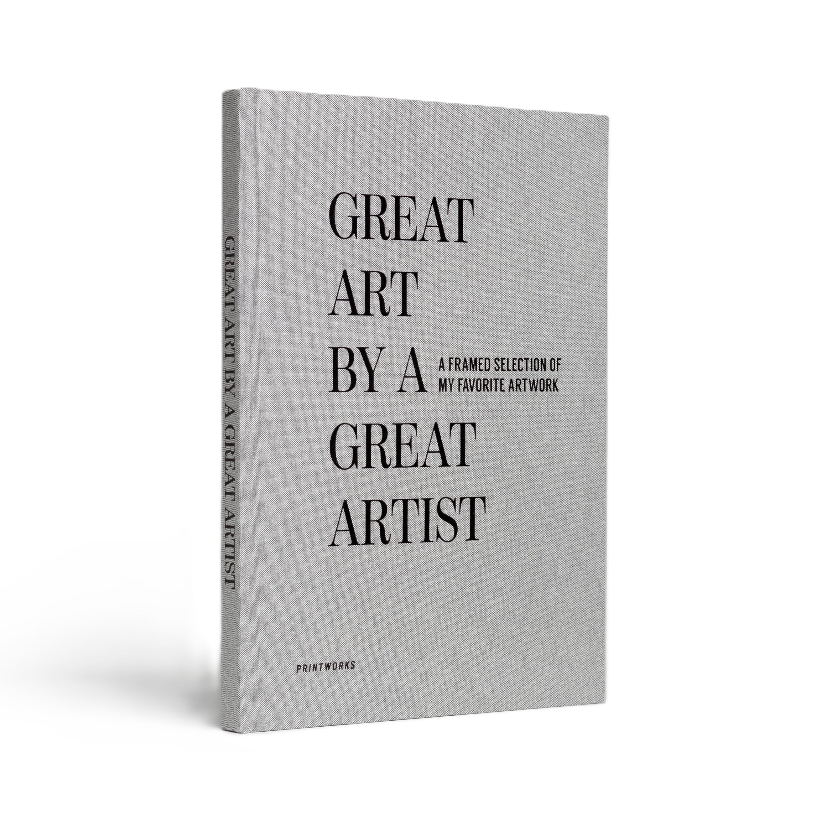 GREAT ART Gray and Black Drawing Album