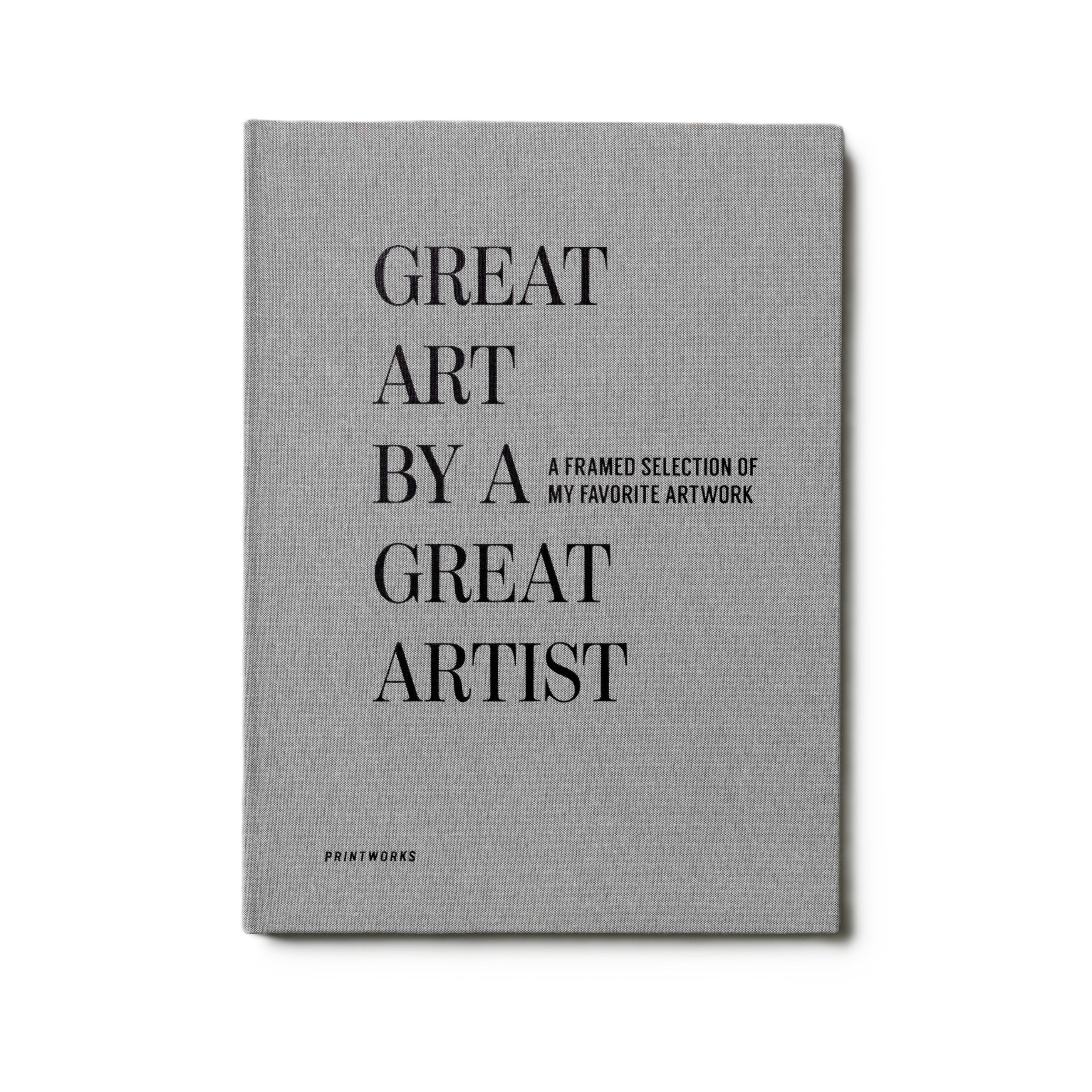GREAT ART Gray and Black Drawing Album