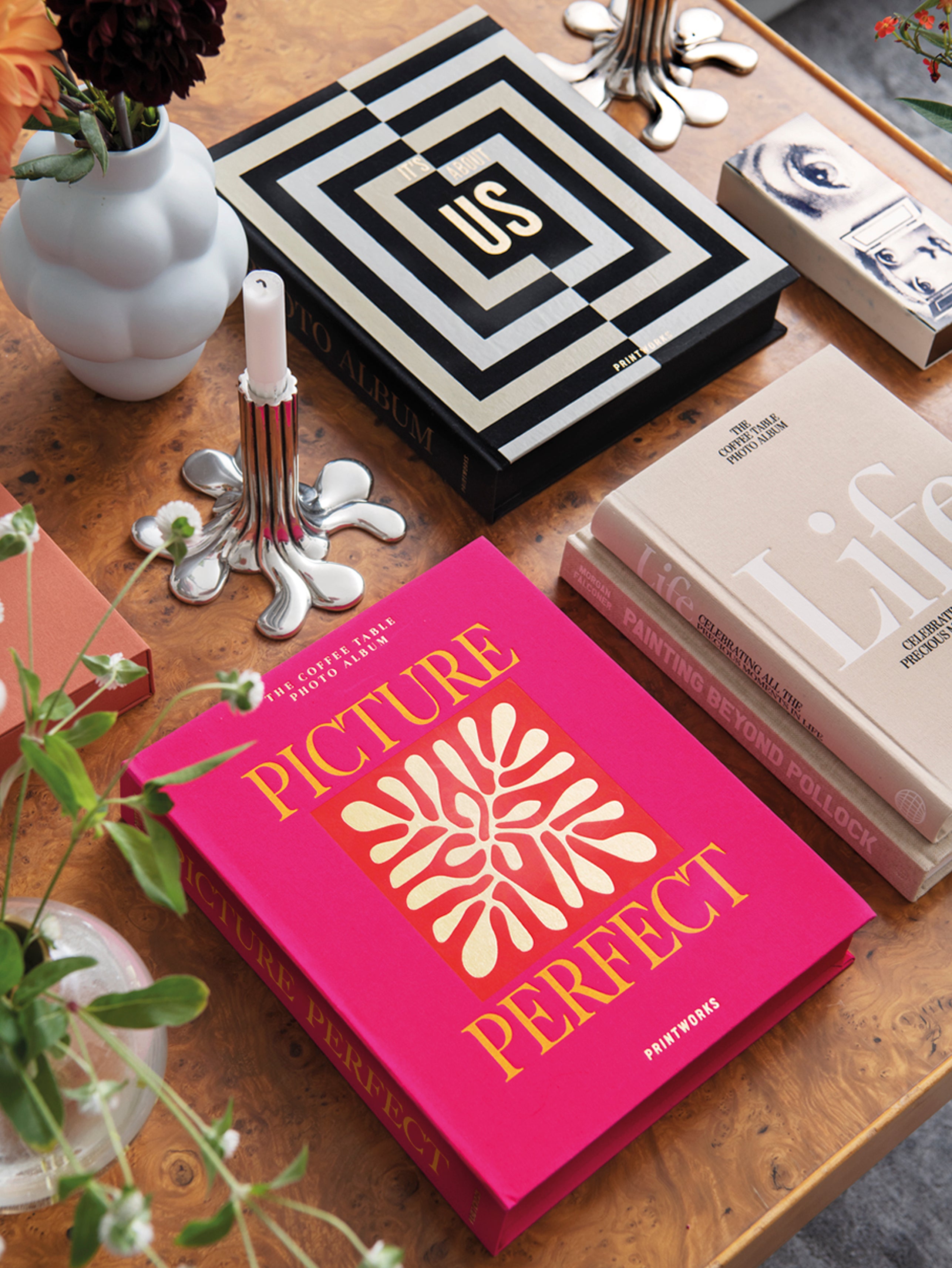 Album na fotografie PICTURE PERFECT ružový so zlatým
