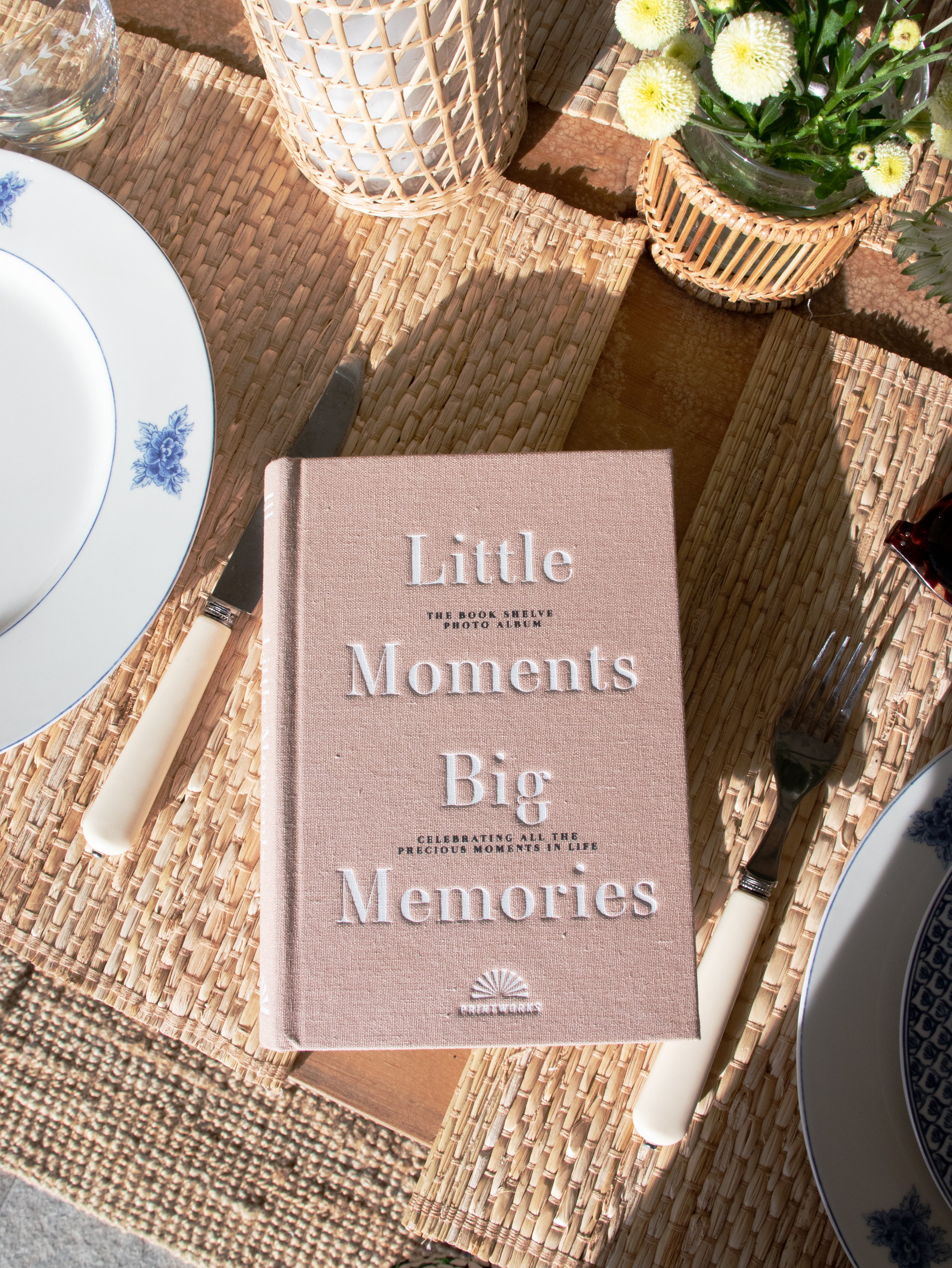 Photo Album LITTLE MOMENTS BIG MEMORIES beige