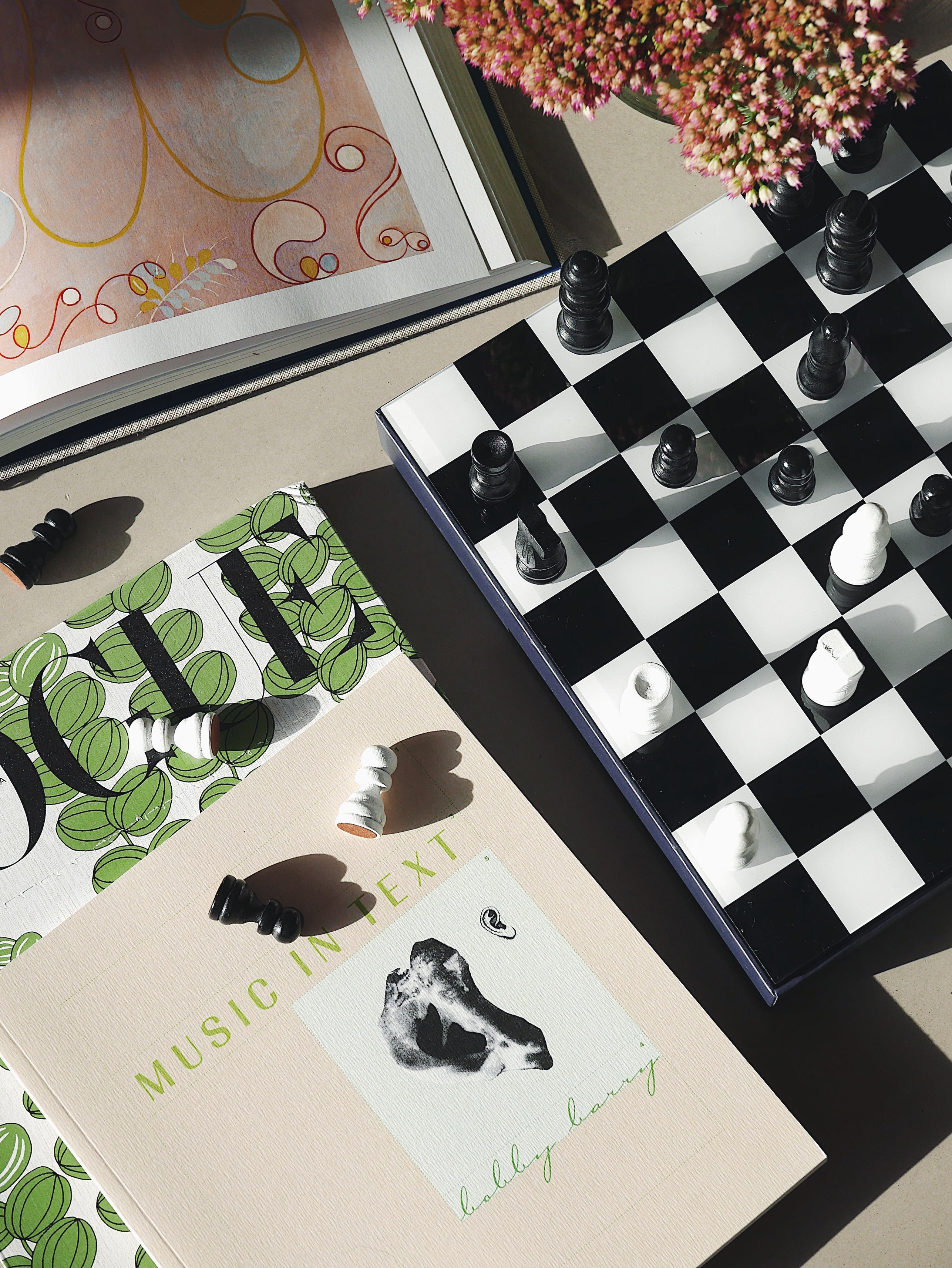 Súprava na hranie šachu ART OF CHESS tmavomodrá