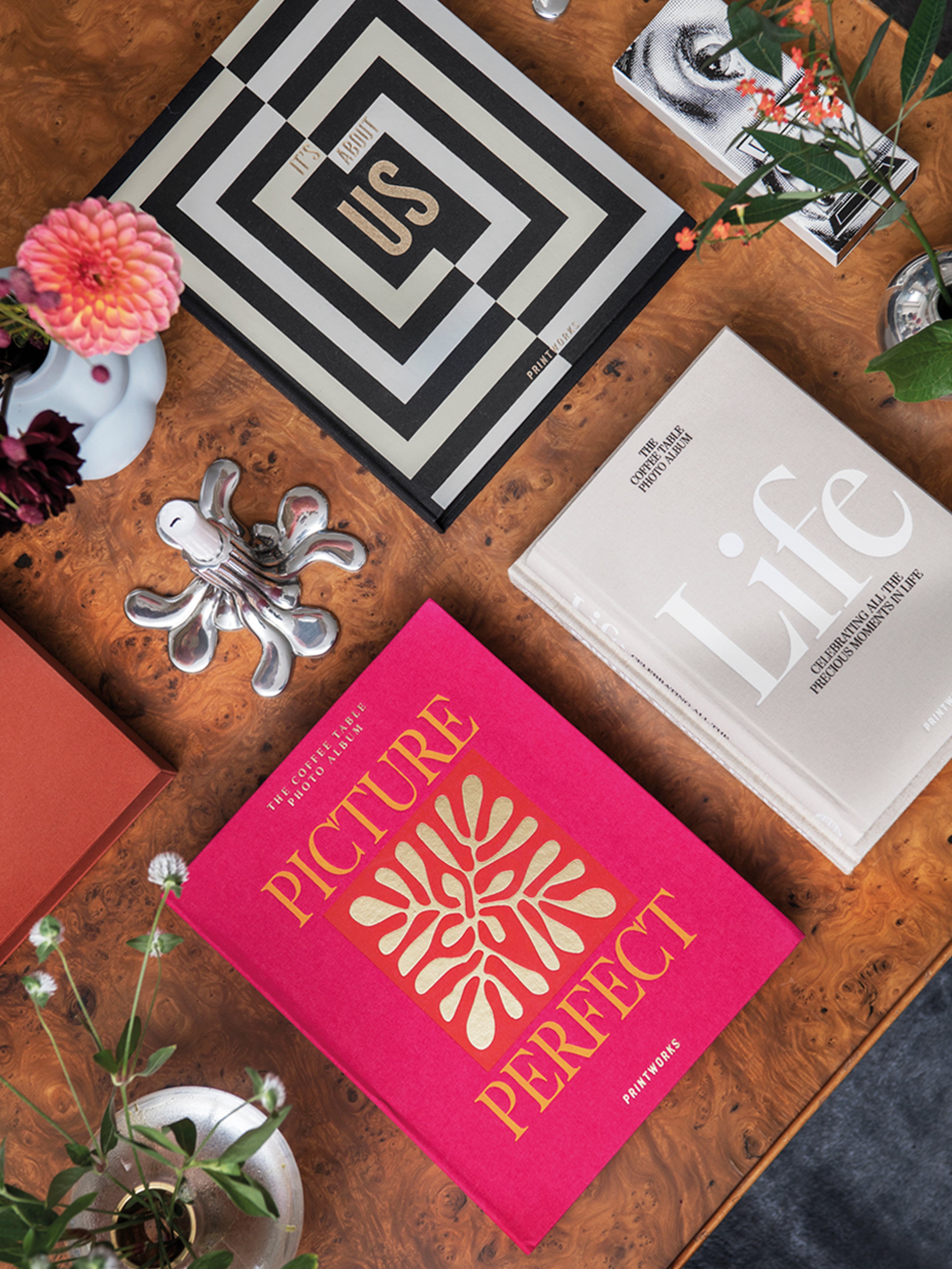 Album na fotografie PICTURE PERFECT ružový so zlatým