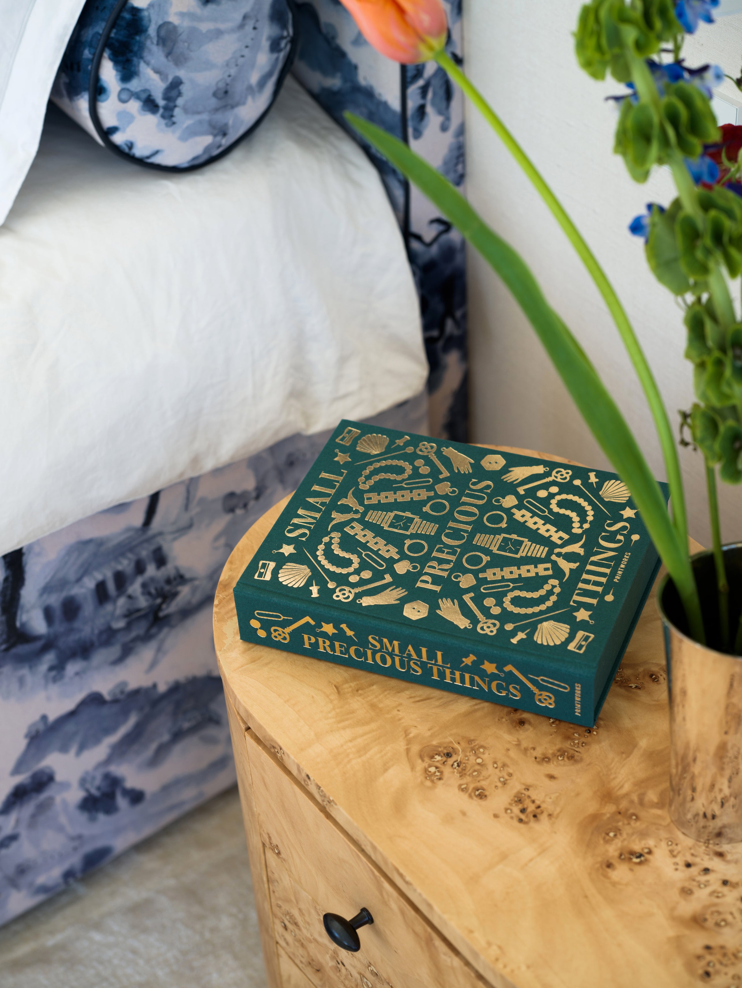 Úložná krabička PRECIOUS THINGS zelená