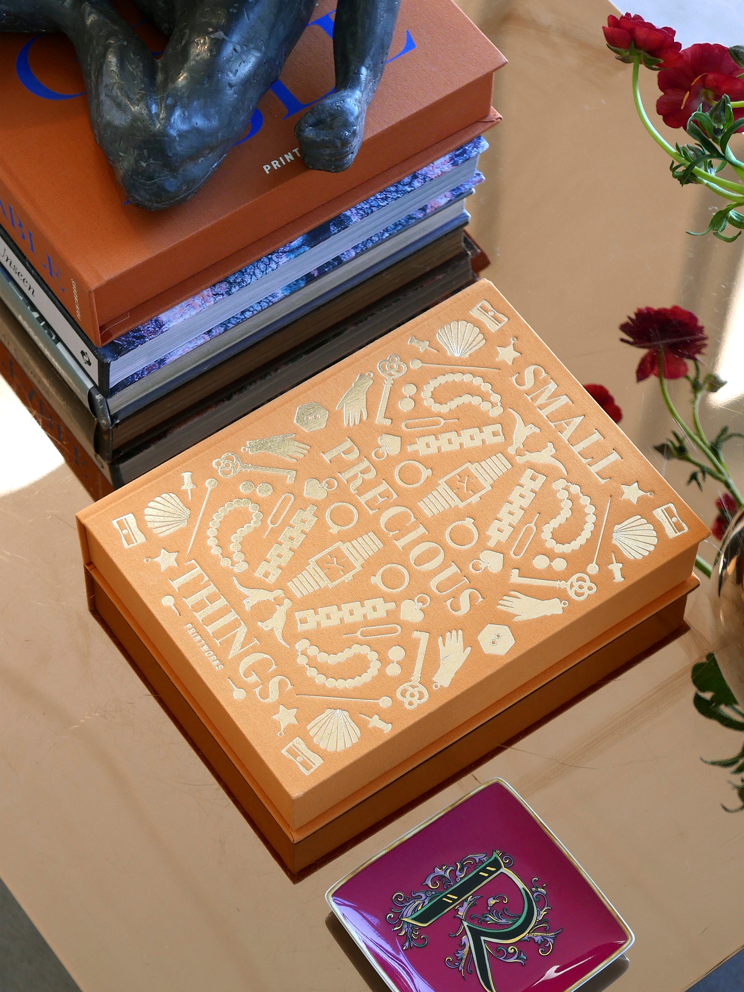 Úložná krabička PRECIOUS THINGS oranžová