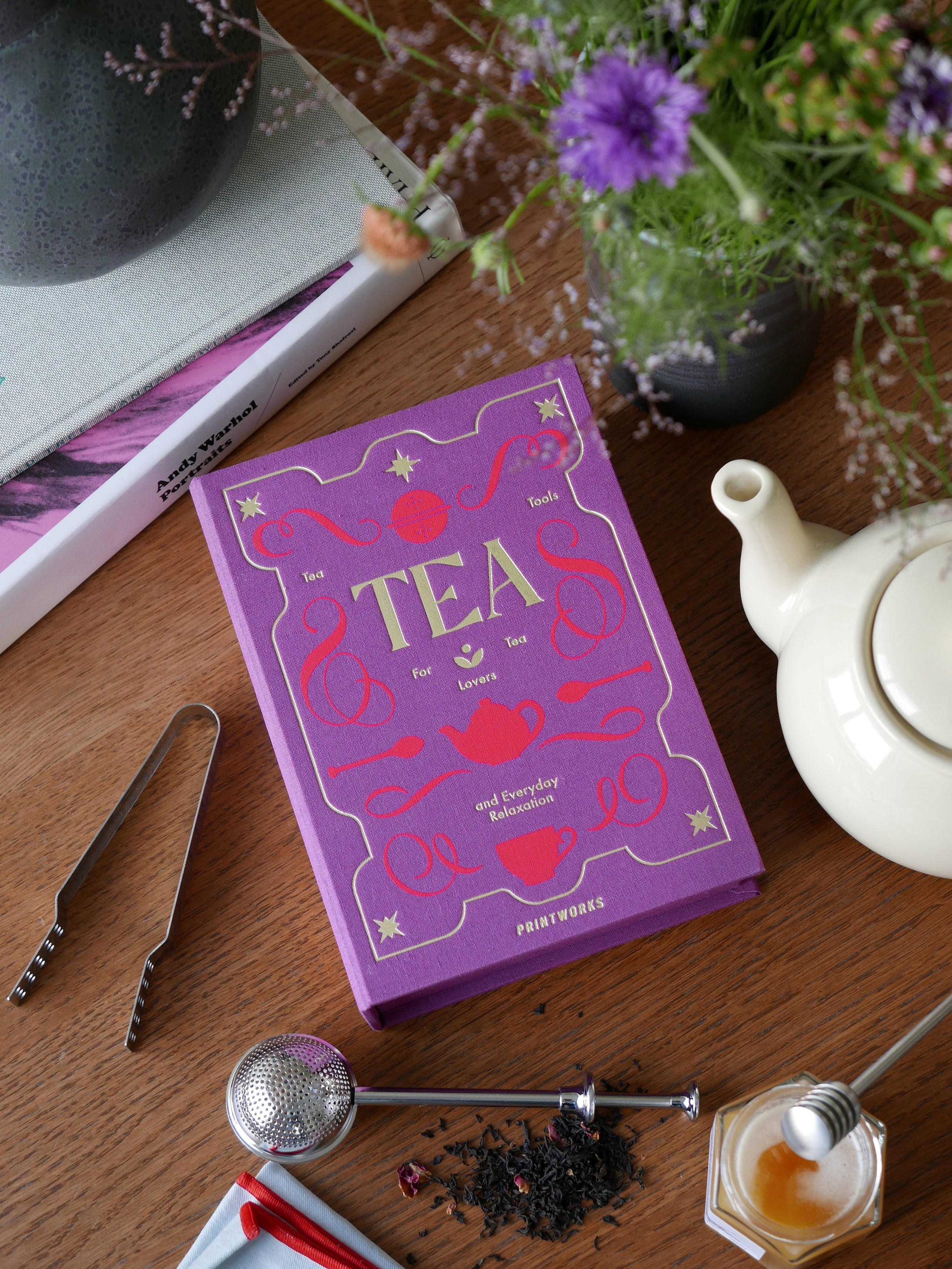 Purple TEA TOOLS Tea Set