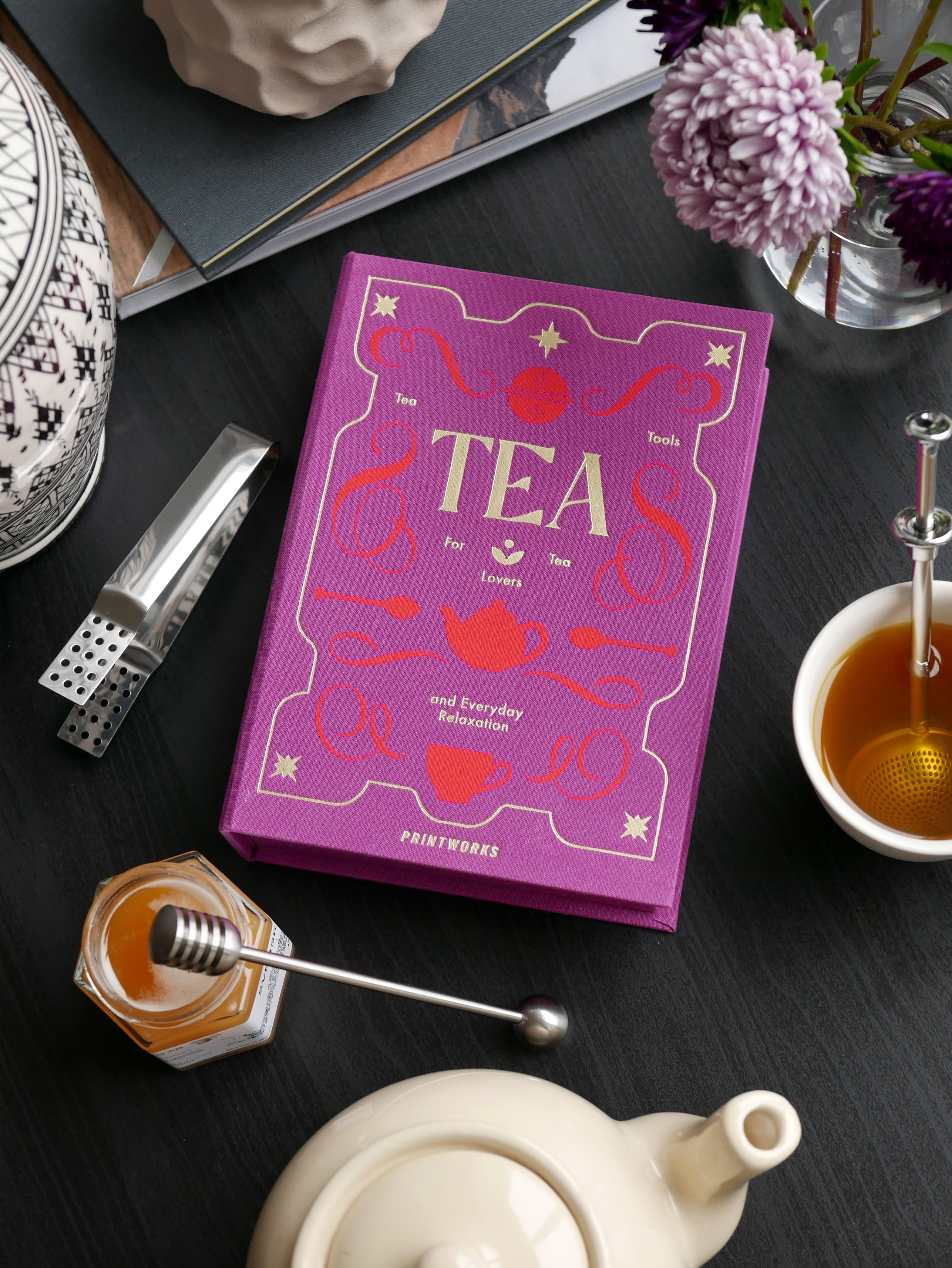 Purple TEA TOOLS Tea Set