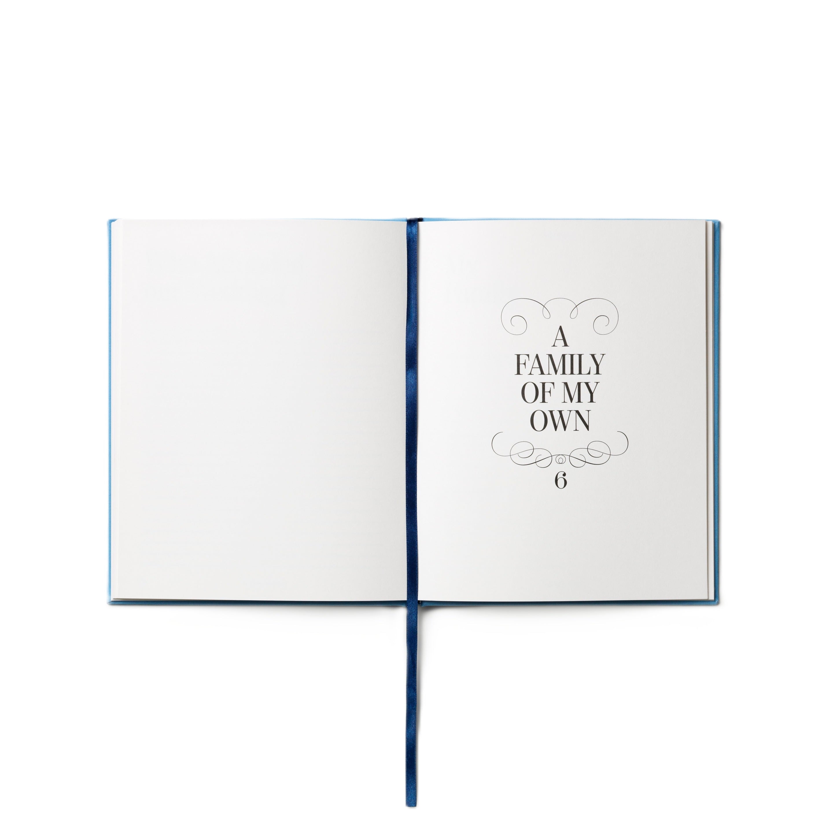Once Upon A Time Memory Book in Navy Blue with Blue