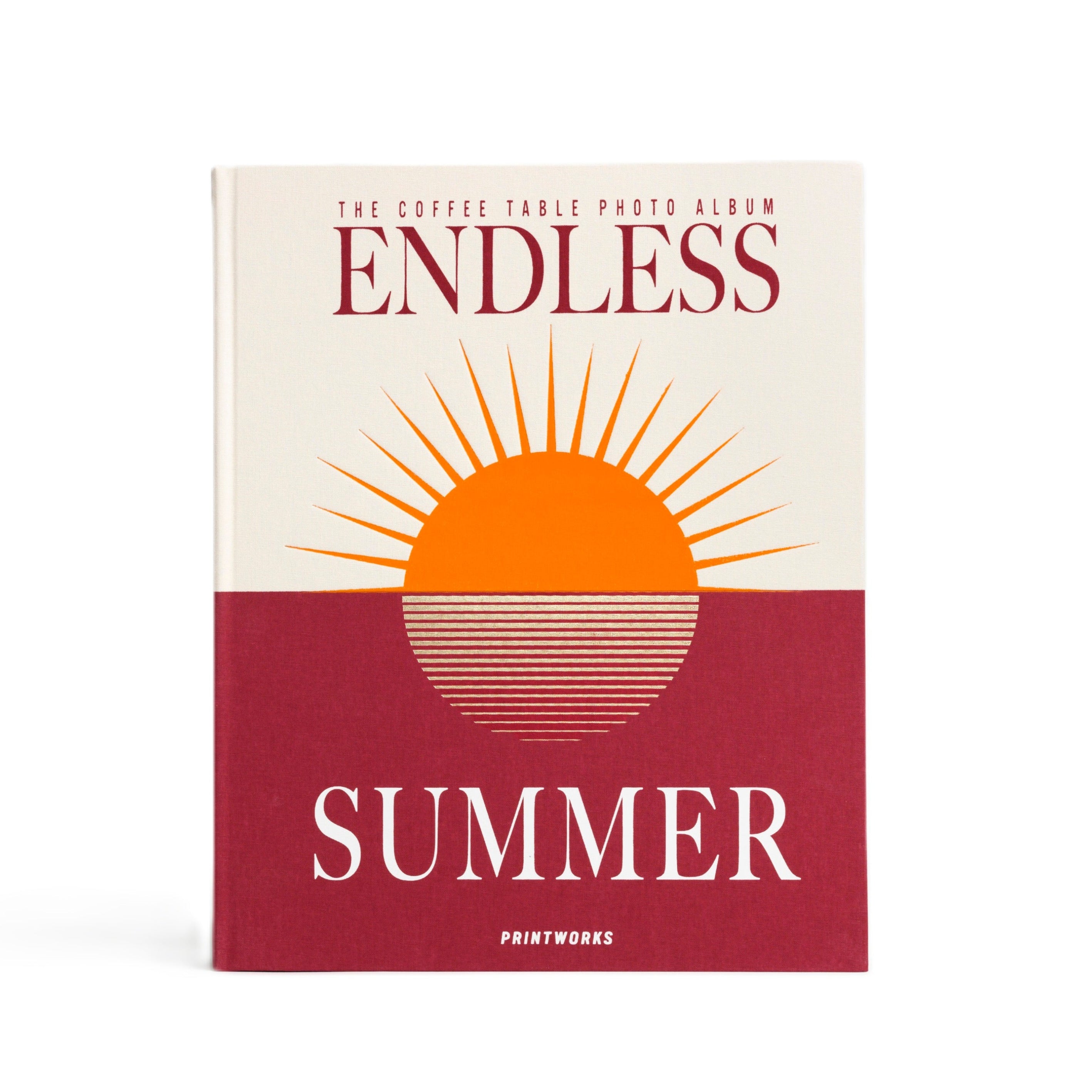 Fotoalbum ENDLESS SUMMER bordové s béžovým