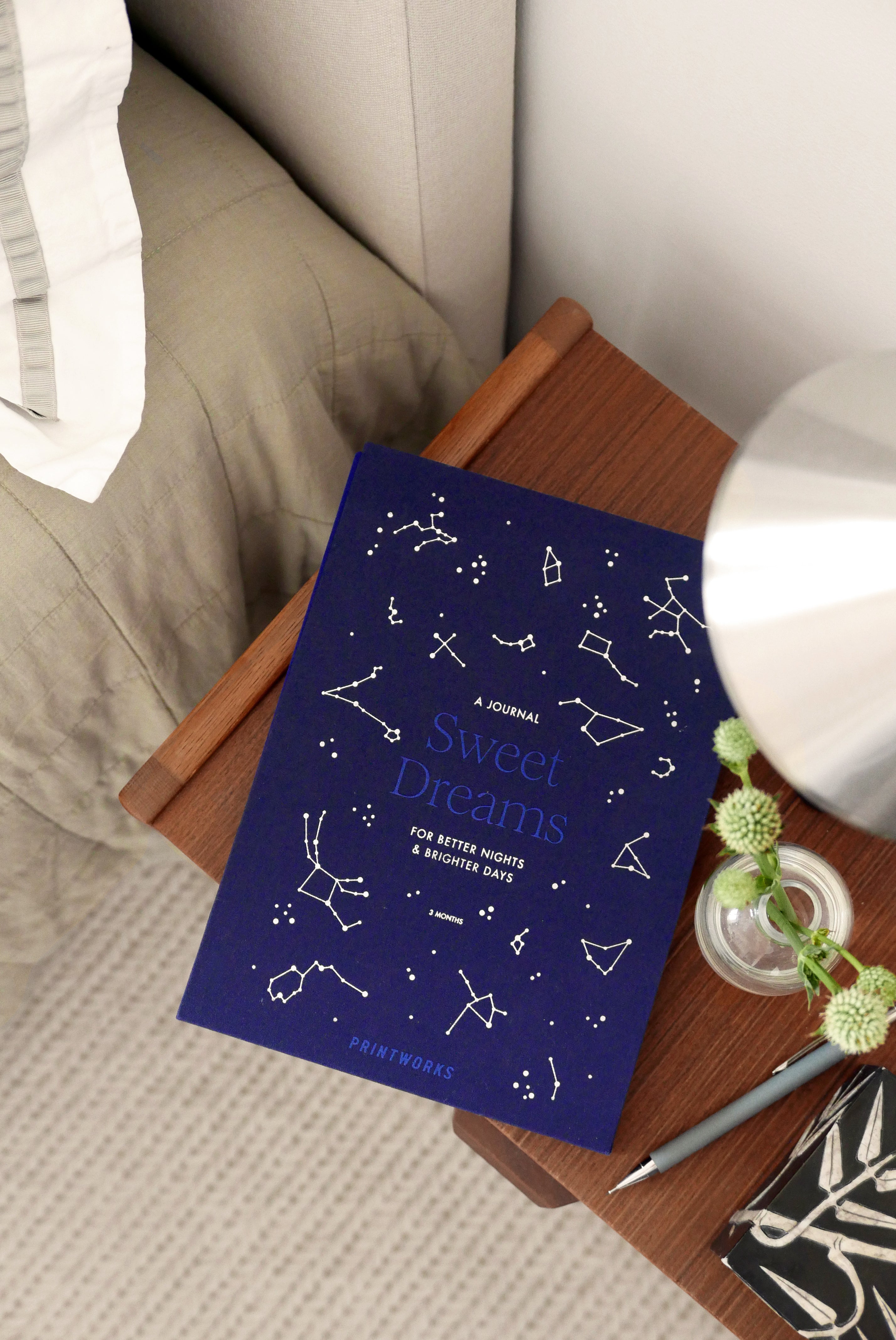 SWEET DREAMS Sleep Journal Navy Blue