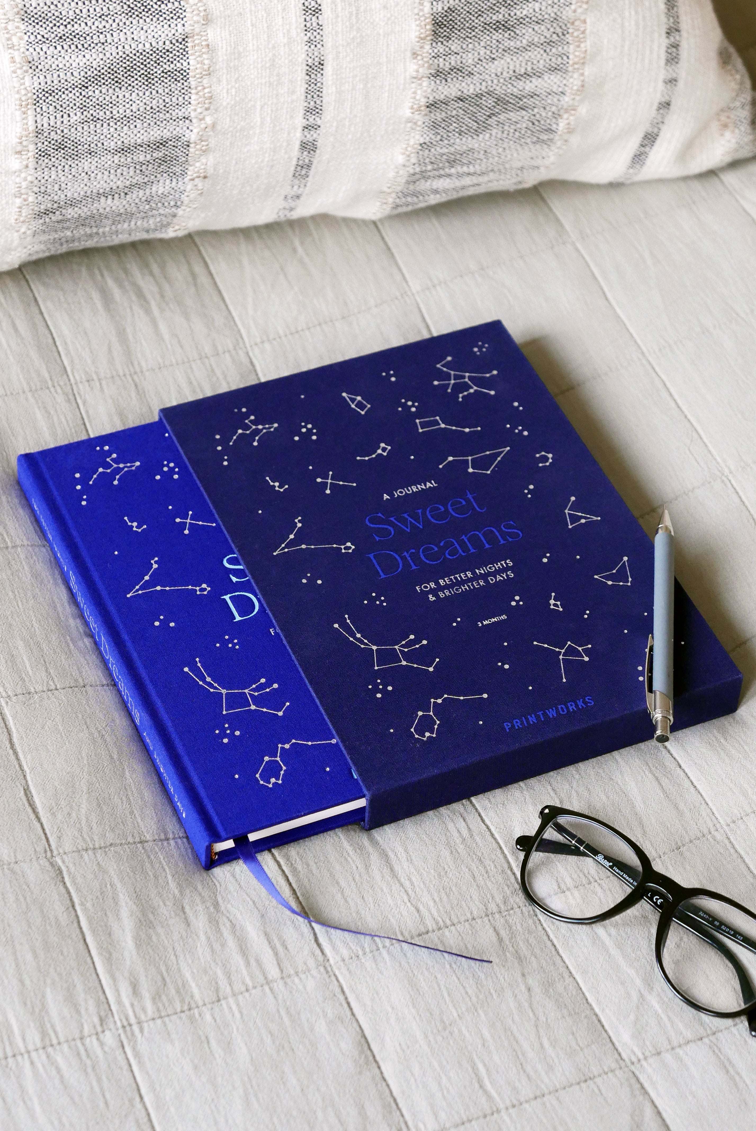 SWEET DREAMS Sleep Journal Navy Blue