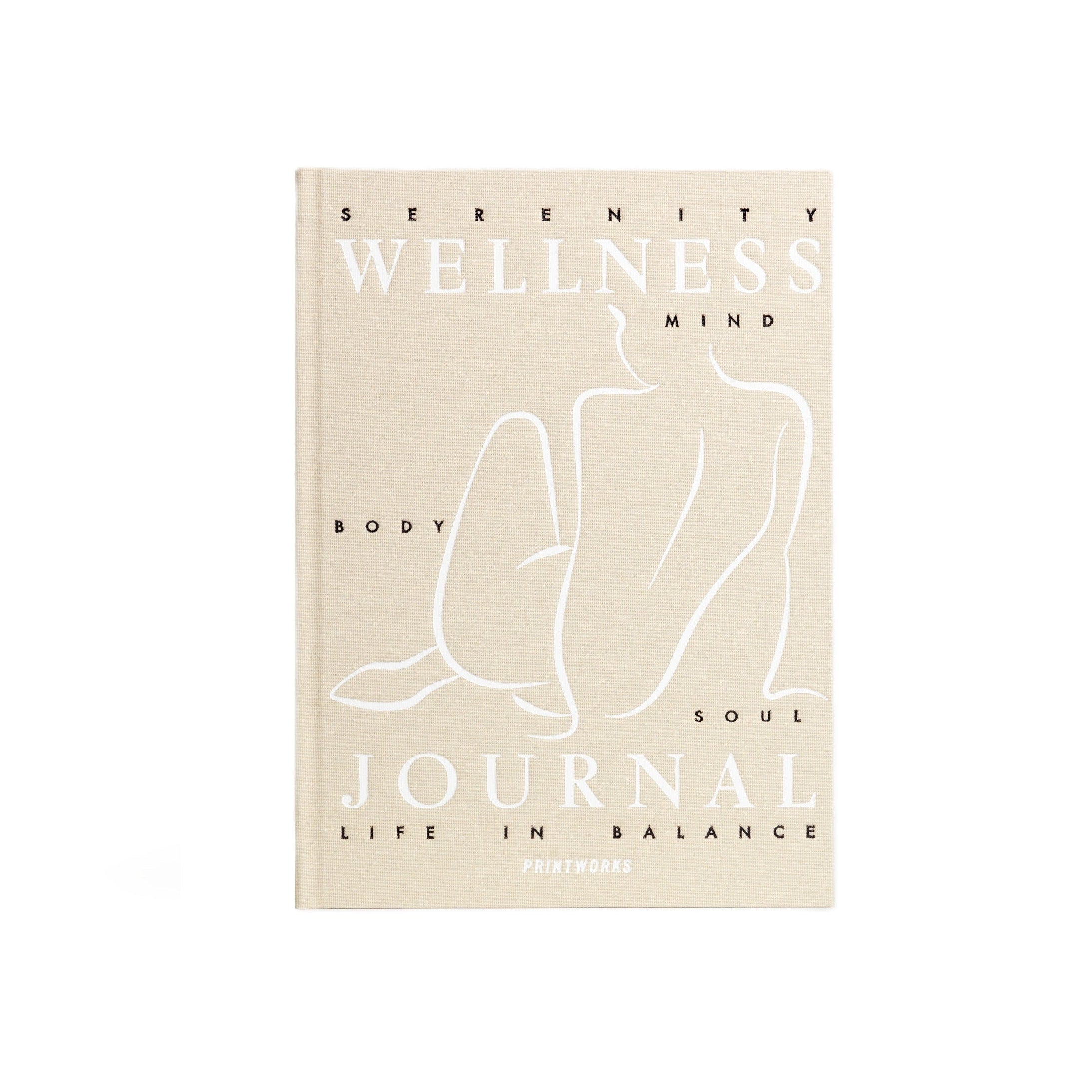 Wellness Well-Being Journal Beige