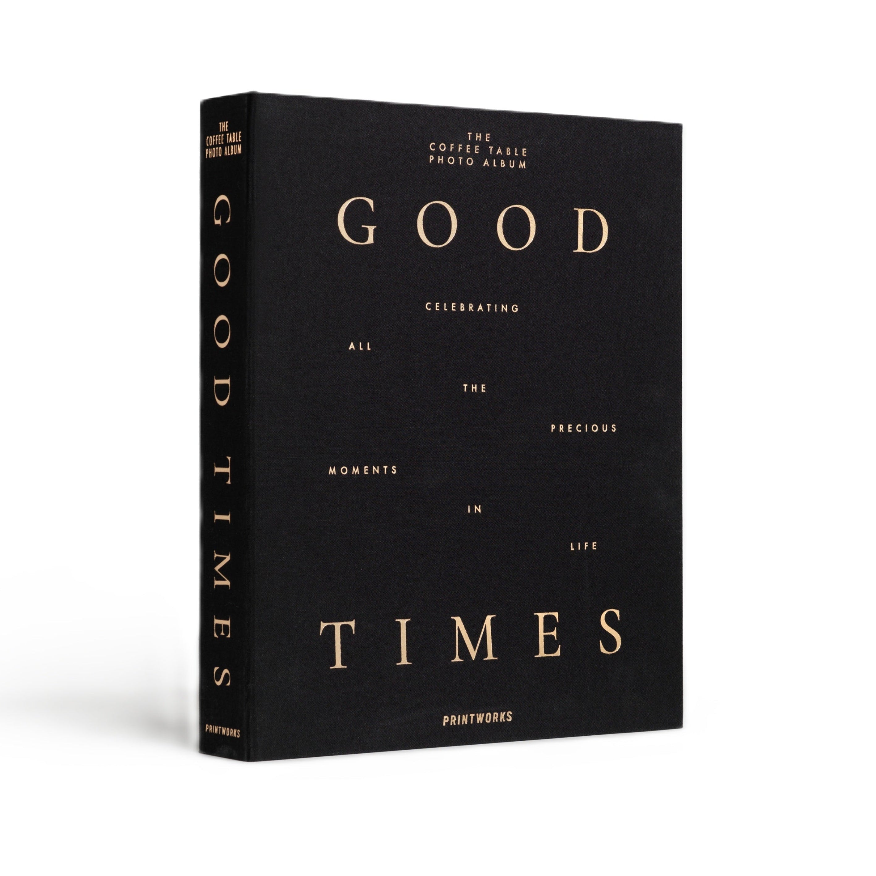Album na fotografie DOBRÉ ČASY čierny so zlatým