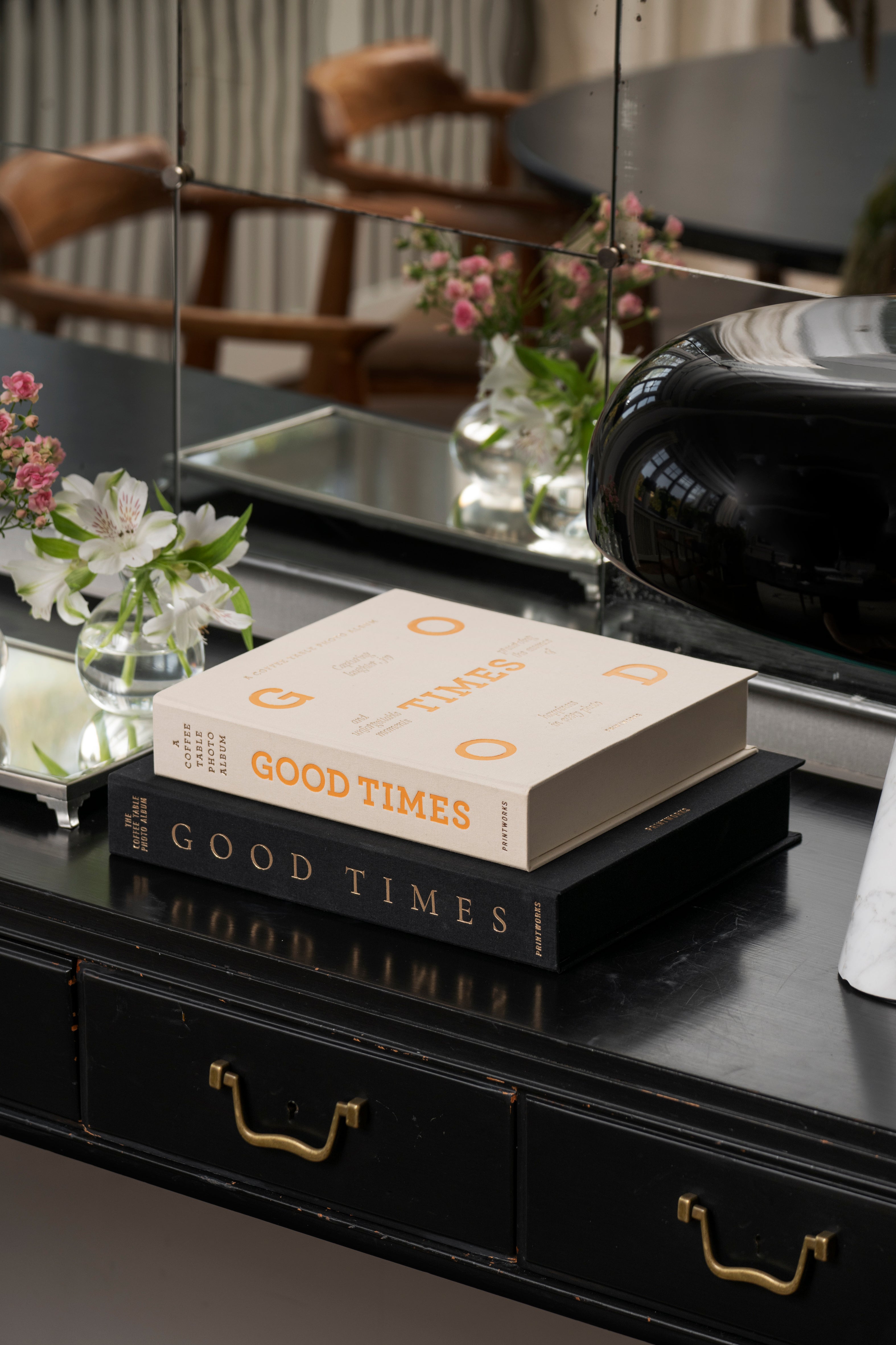 Album na fotografie GOOD TIMES béžový s oranžovým