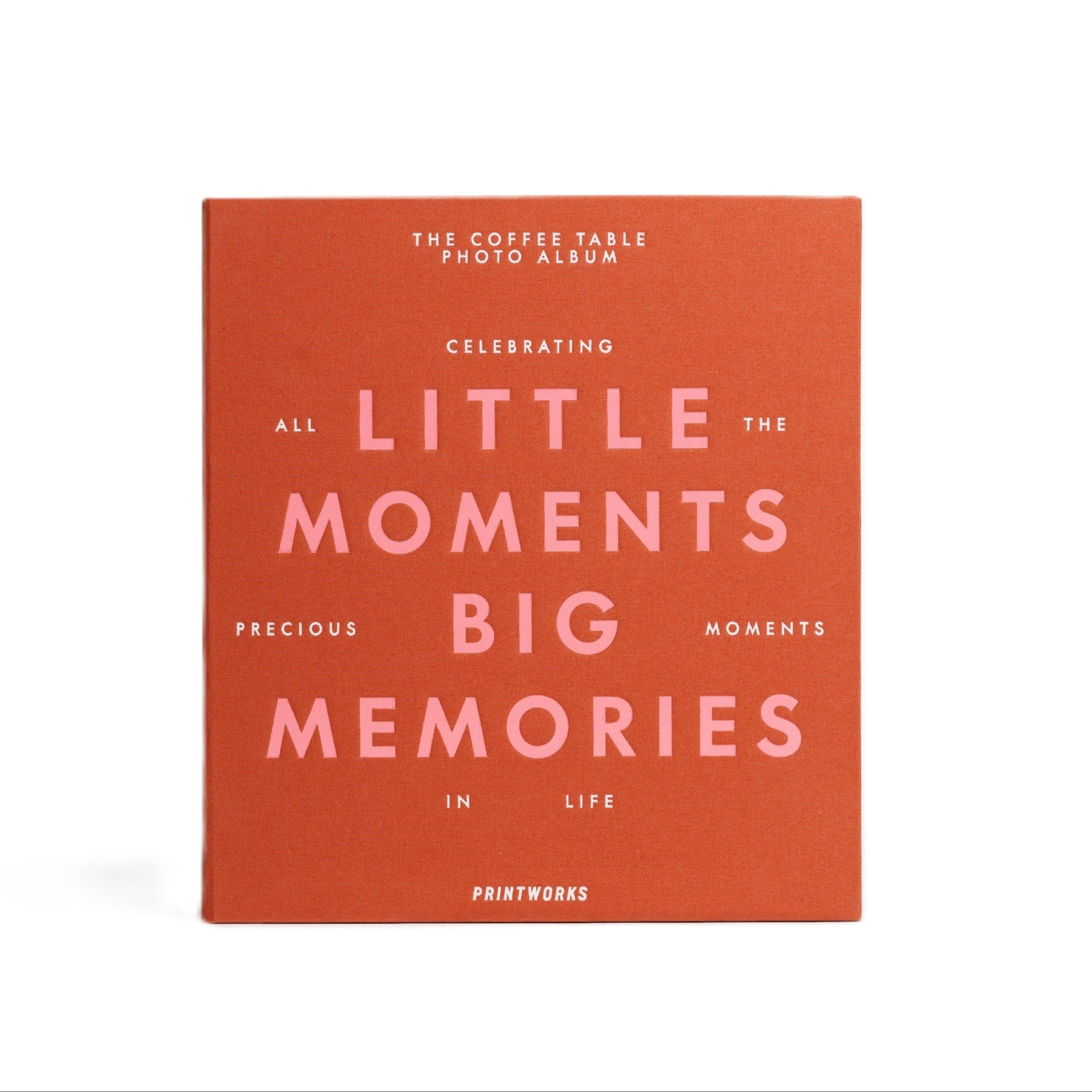 Album na fotografie MALÉ MOMENTY VEĽKÉ SPOMIENKY oranžový