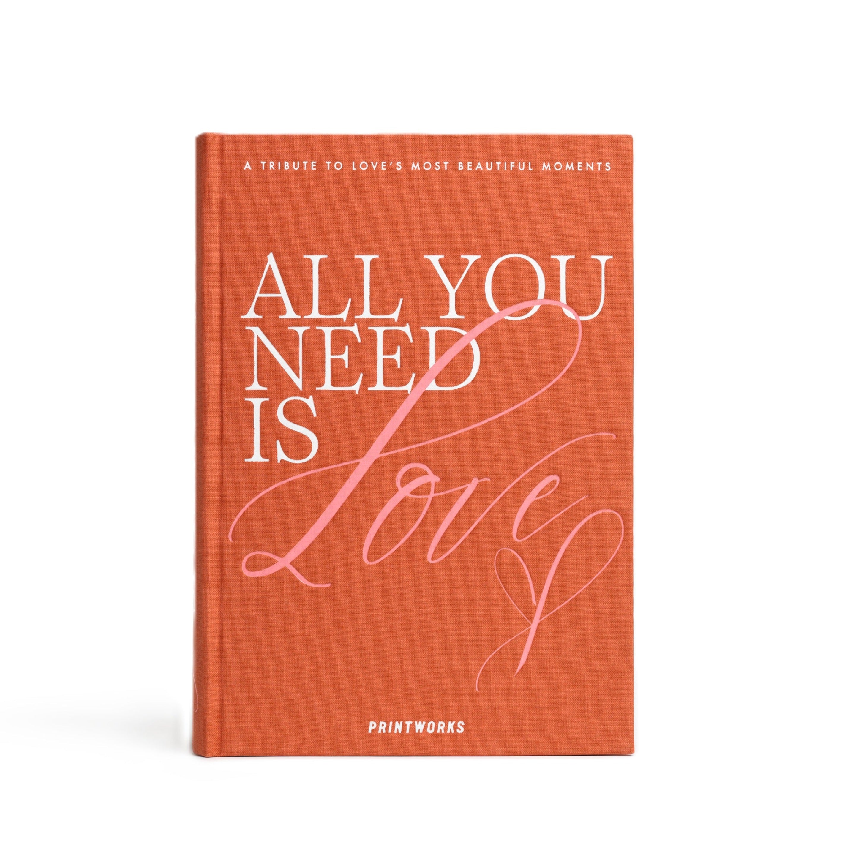 Album na fotografie ALL YOU NEED IS LOVE oranžový