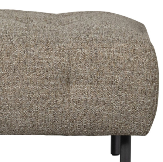 Puf LLOYD hnedý melír