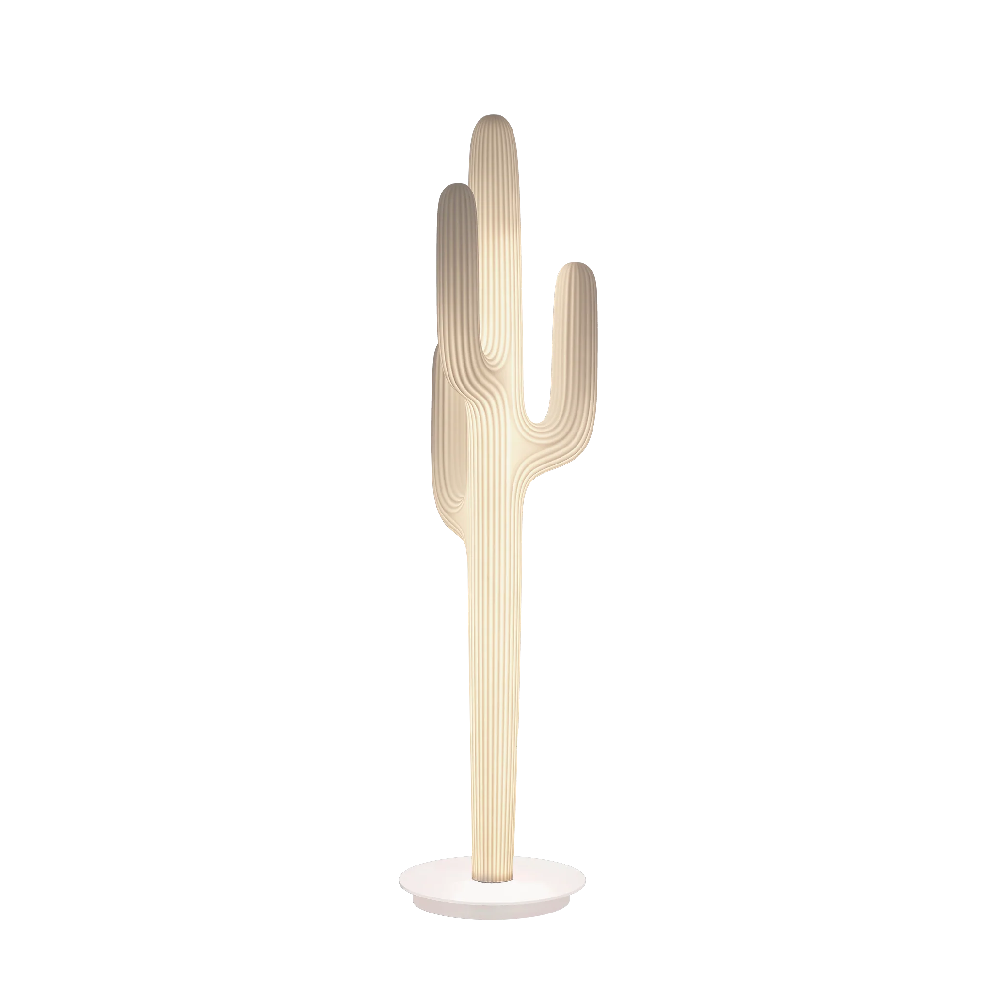 Stojaca vonkajšia lampa SAGUARO biela