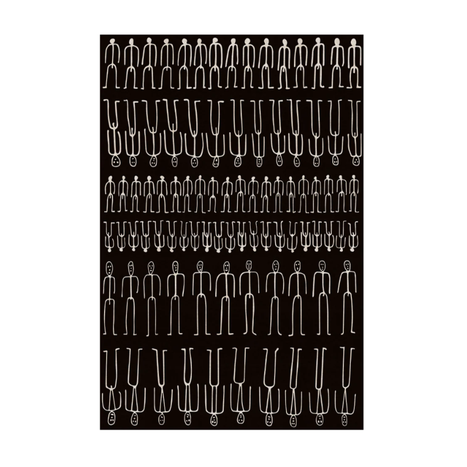 PARADE rectangular rug black