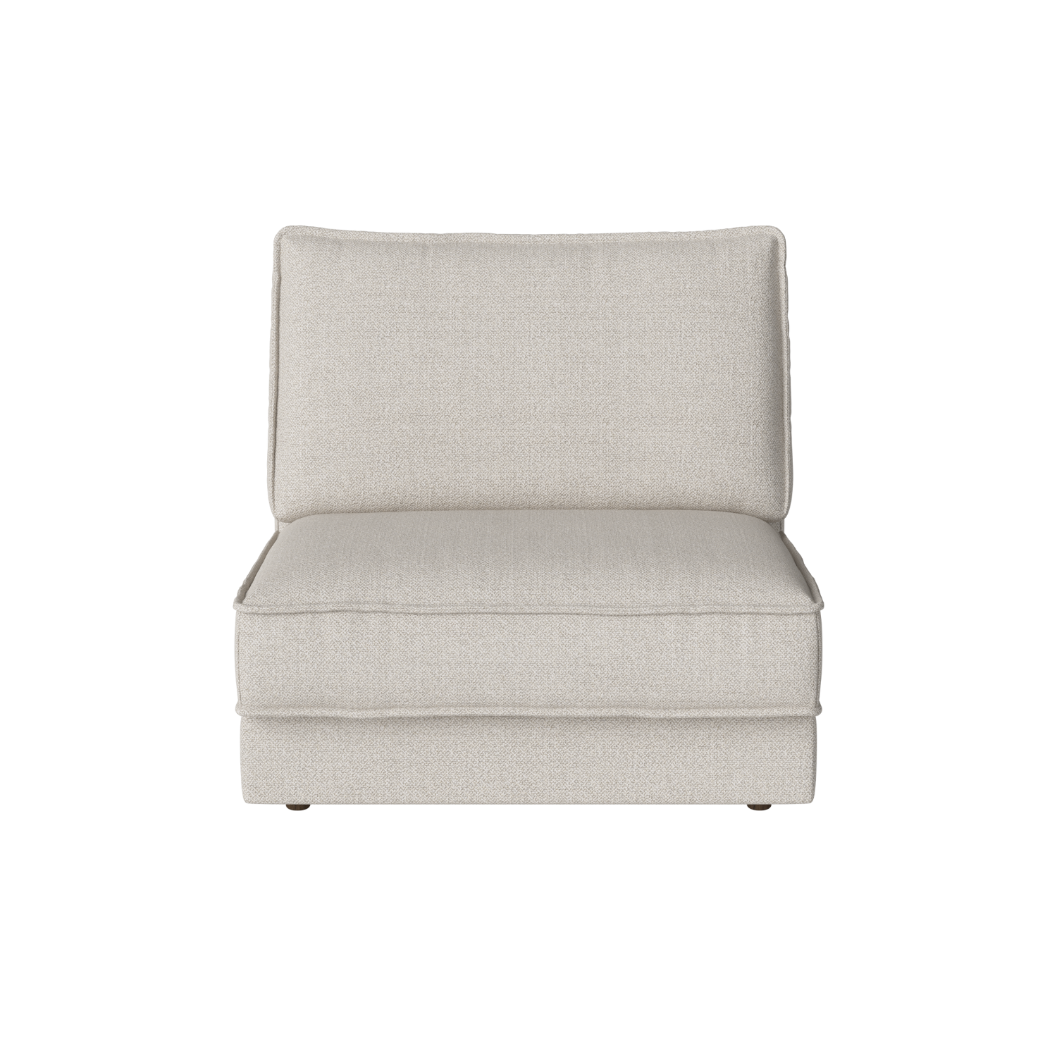 Modulová pohovka NOORA - stredný modul s tmavým podstavcom