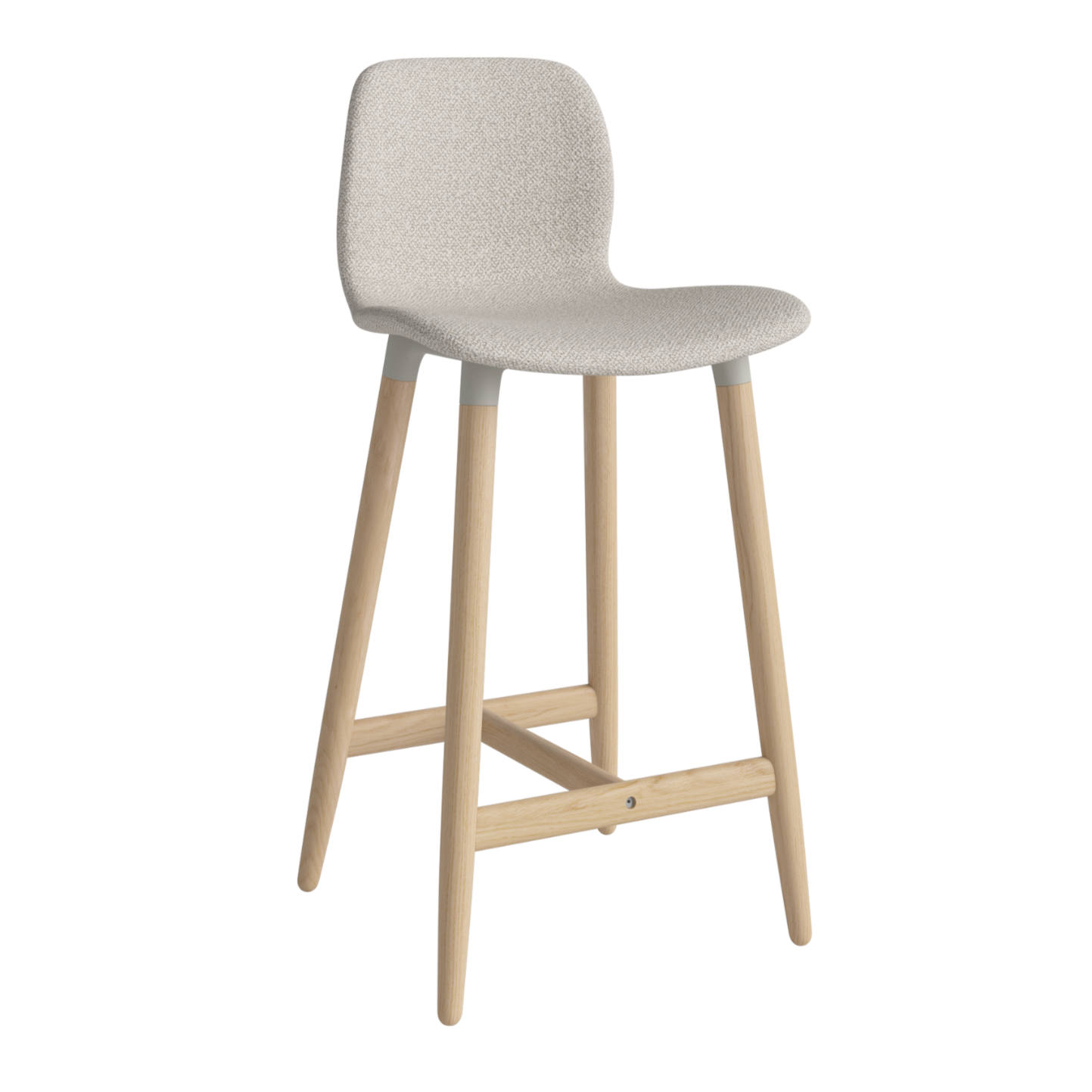 Hoker SEED čalúnený s bielou základňou