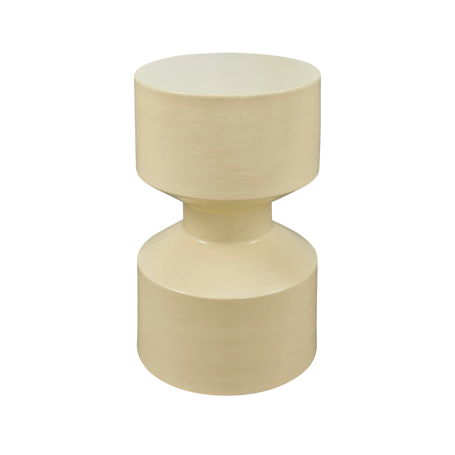 Stolik boczny HIDDE jasnożółty