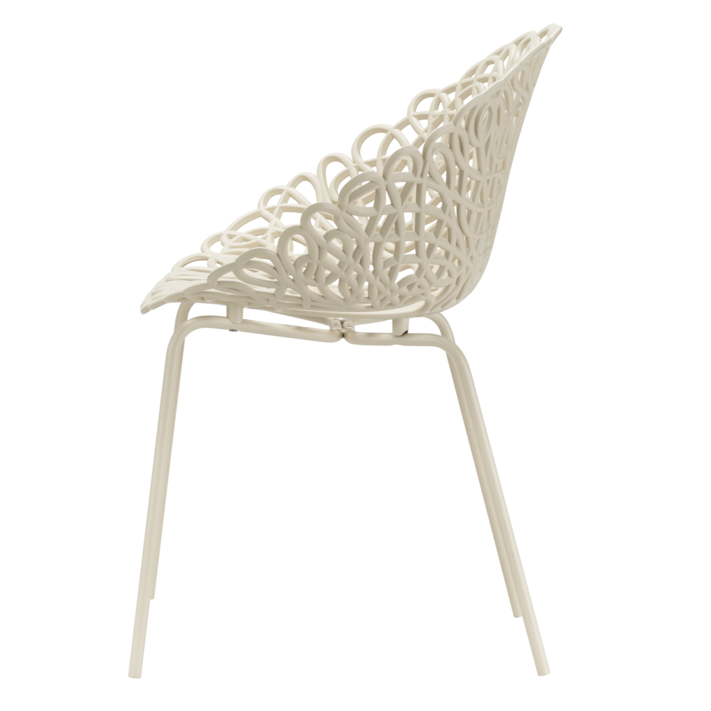 Súprava záhradných stoličiek BACANA krémová