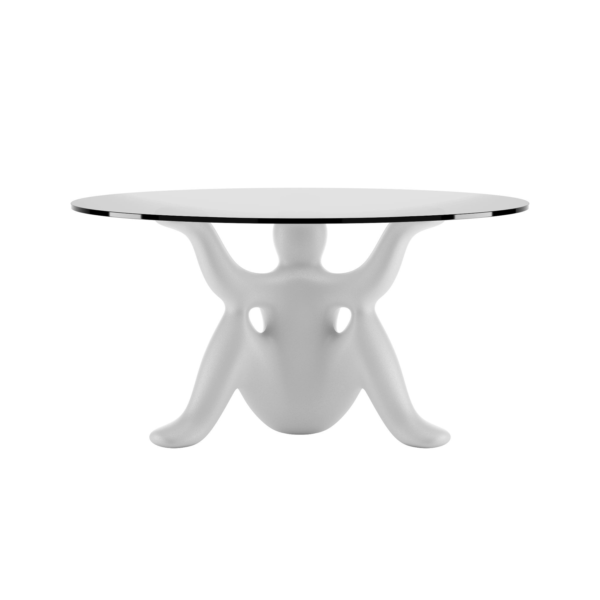 Kruhový stôl HELPYOURSELF biely