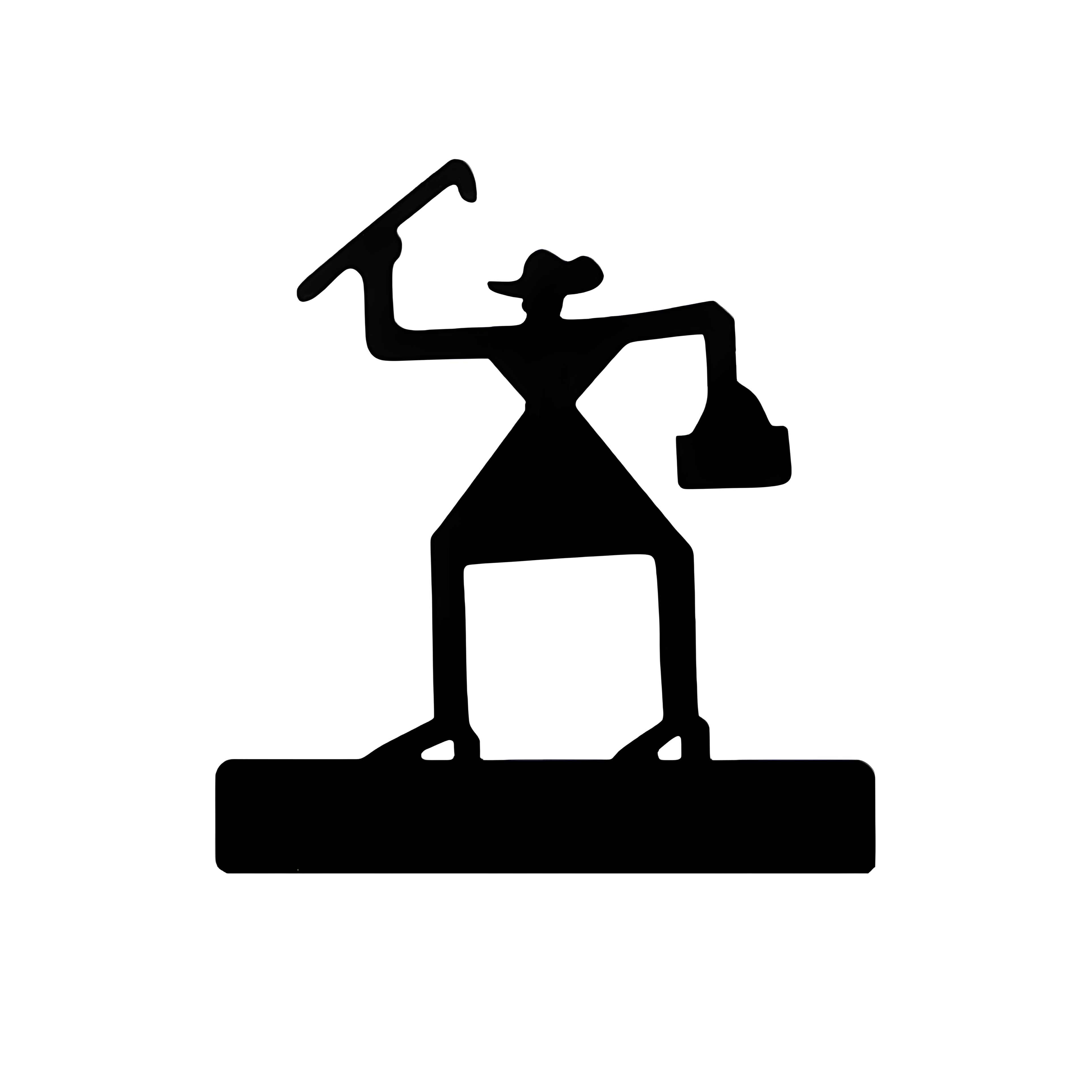 Podpórka do książek PRETTY WOMAN czarny