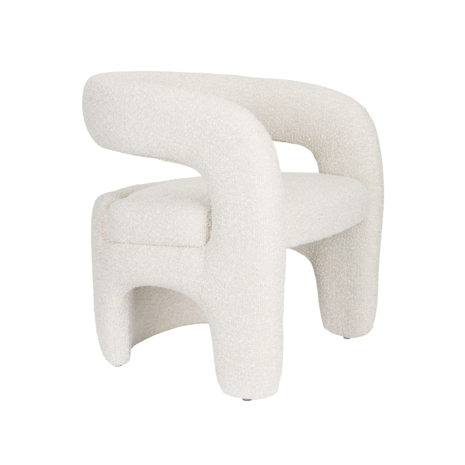 NOVA white armchair