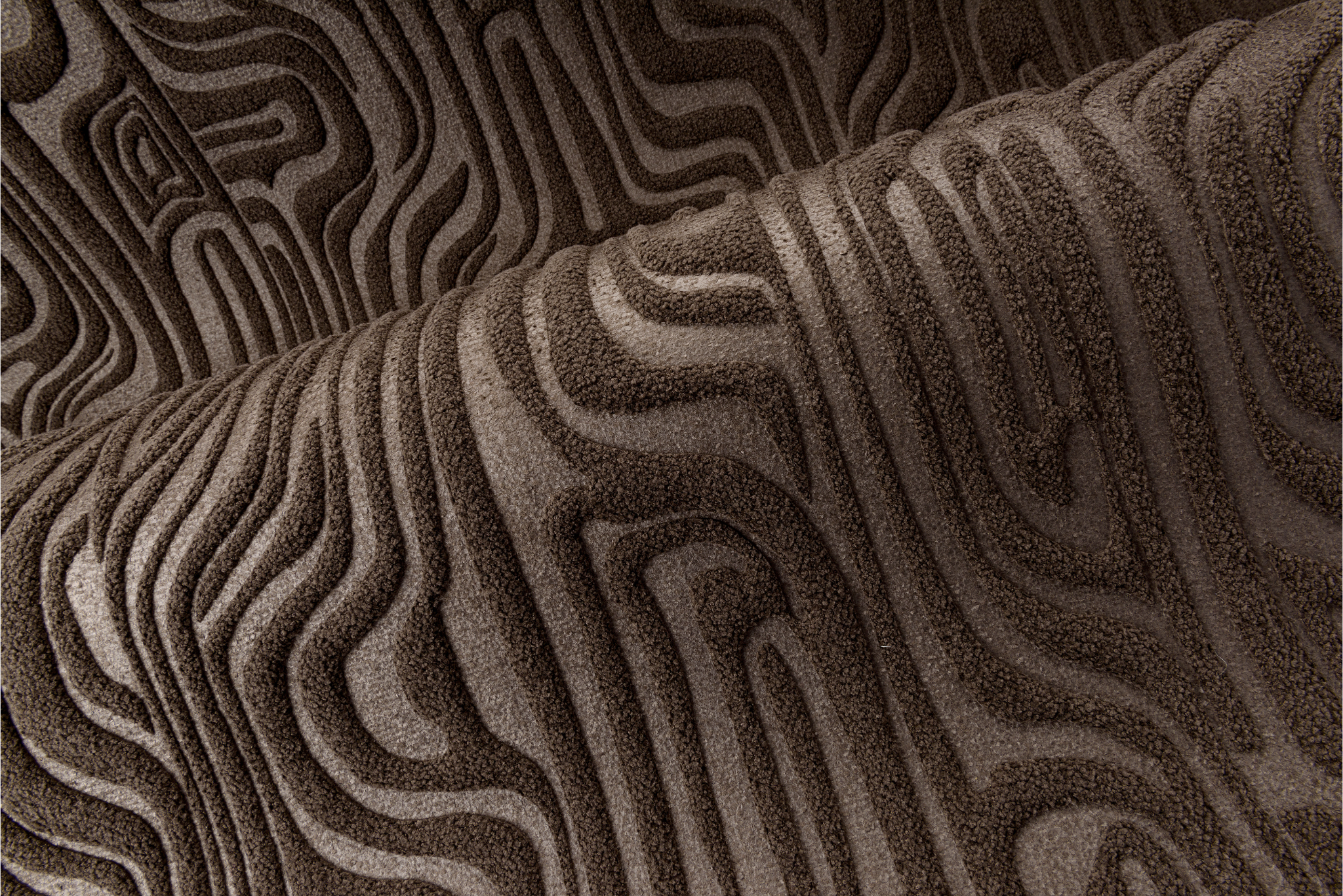 Textile wallpaper CLOUD brown
