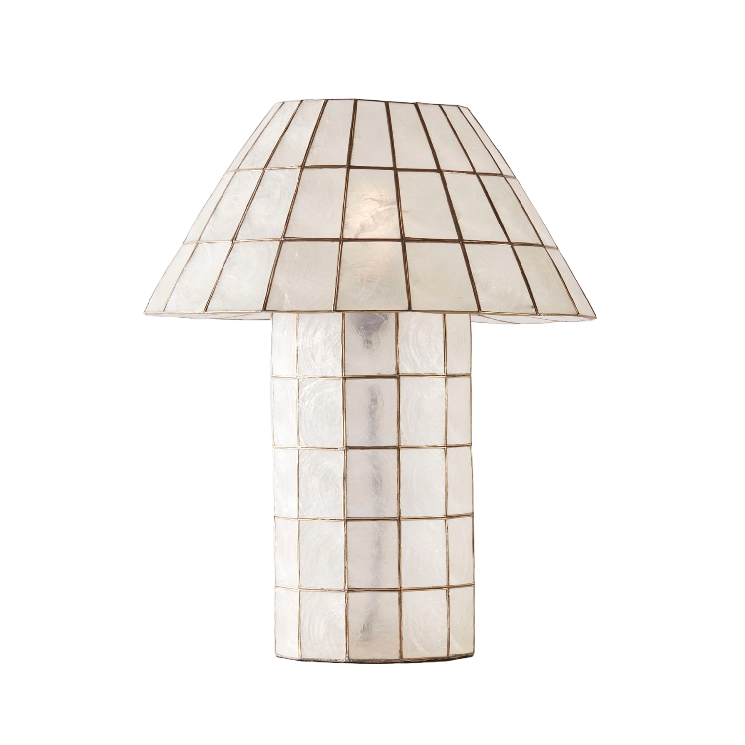 CORNELIA Capiz shell table lamp