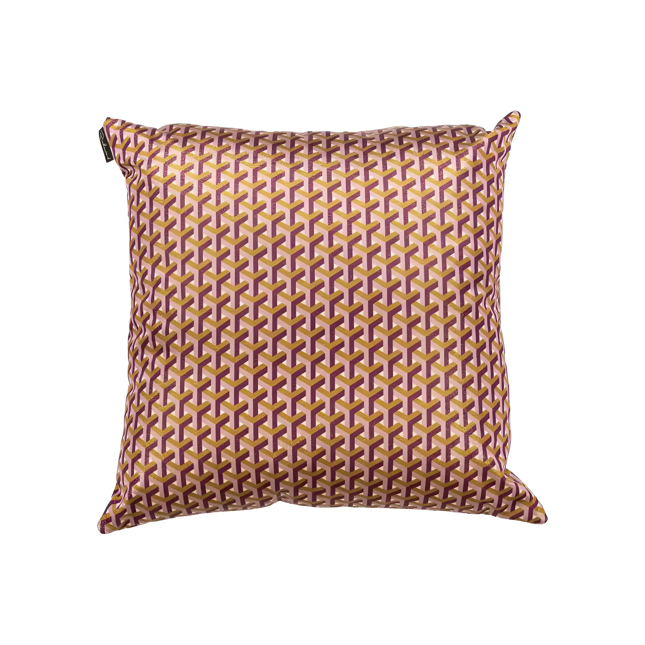 POMMELIN Pillow Purple with Gold