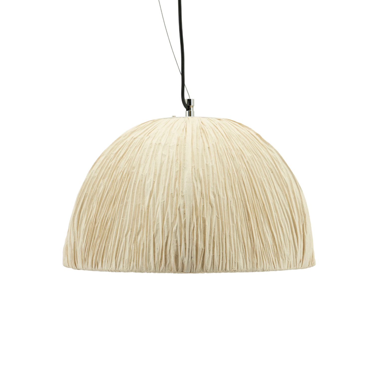 Závesná lampa LOKTA svetlo béžový papier