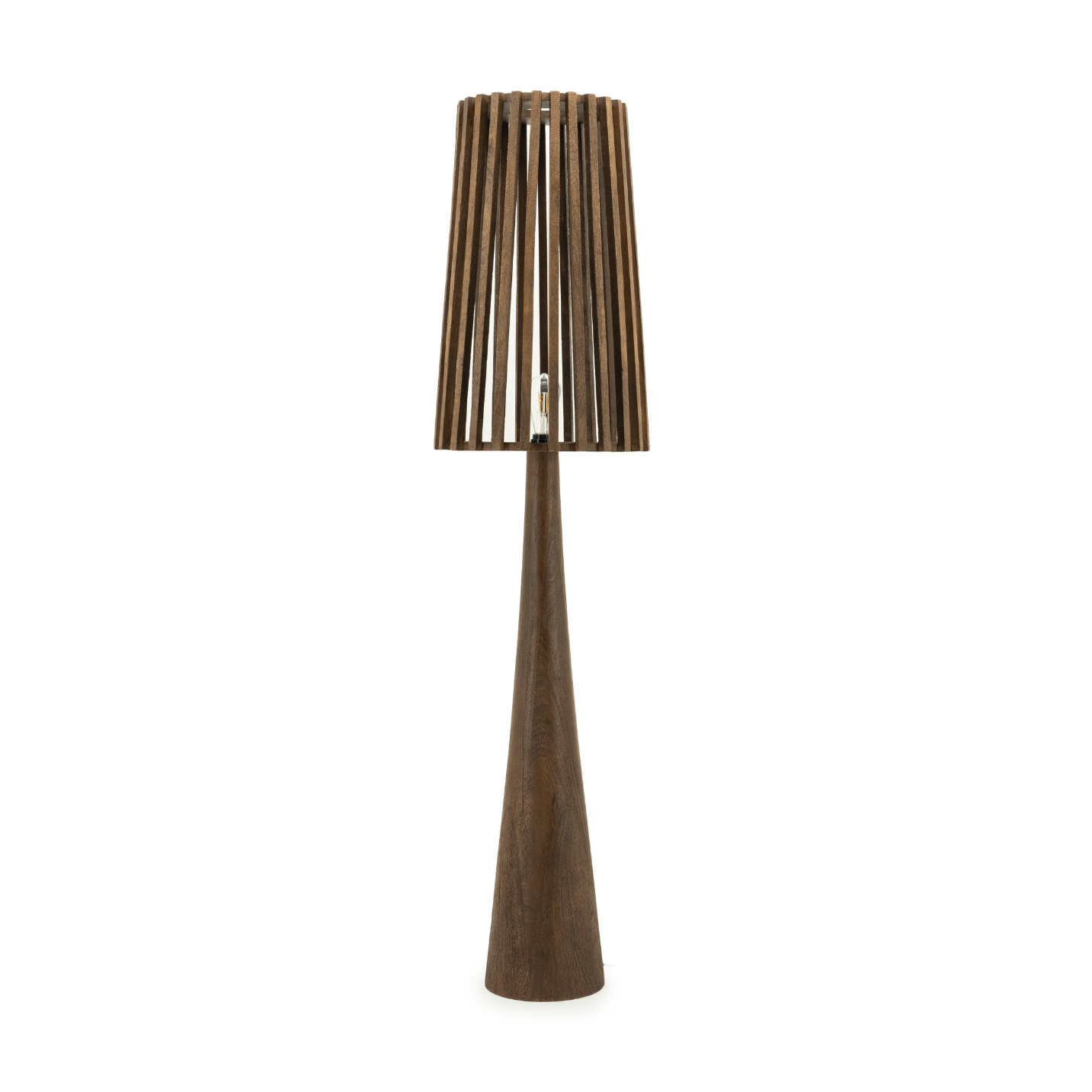 GUARD Floor Lamp Dark Mango Wood