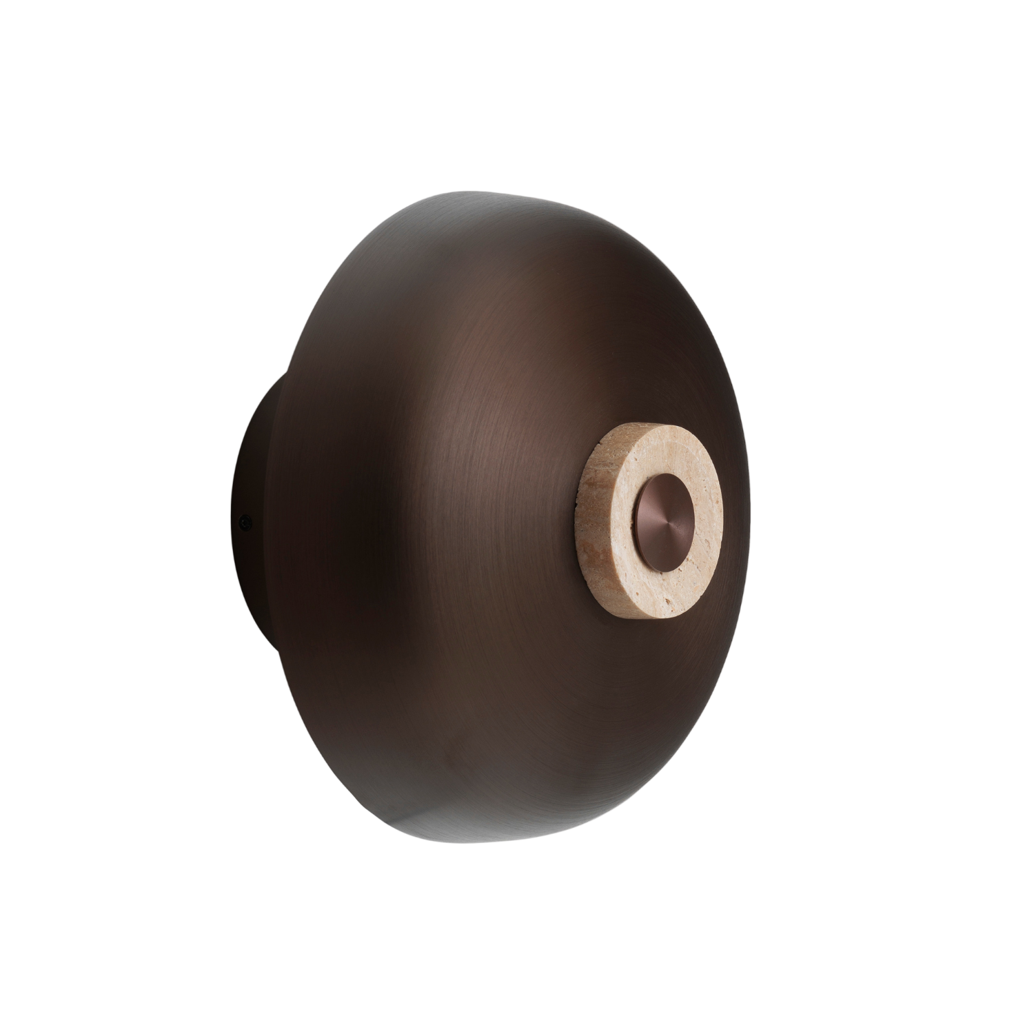 REVERSE wall lamp brown aluminum
