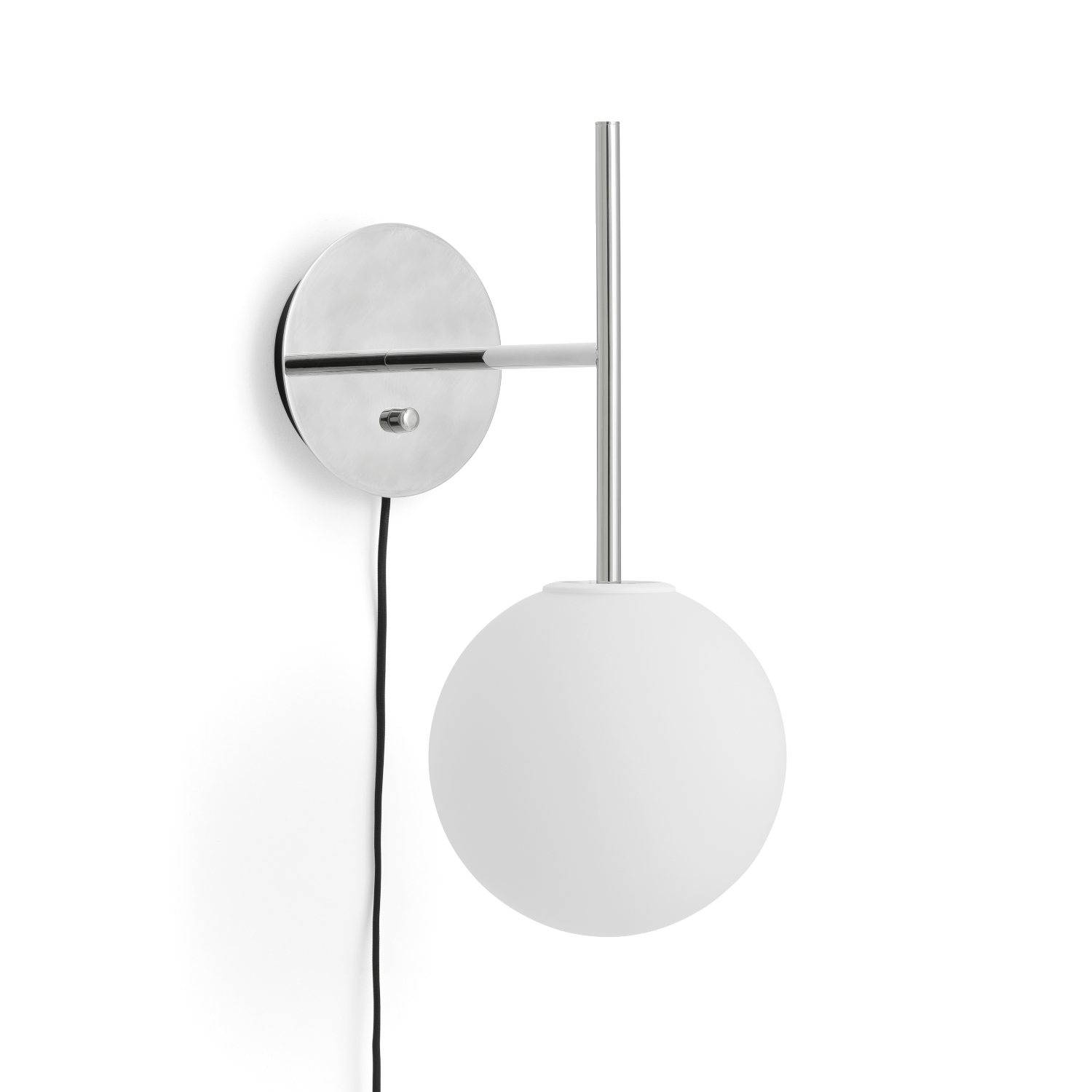 Nástenná lampa TR BULB leštená oceľ