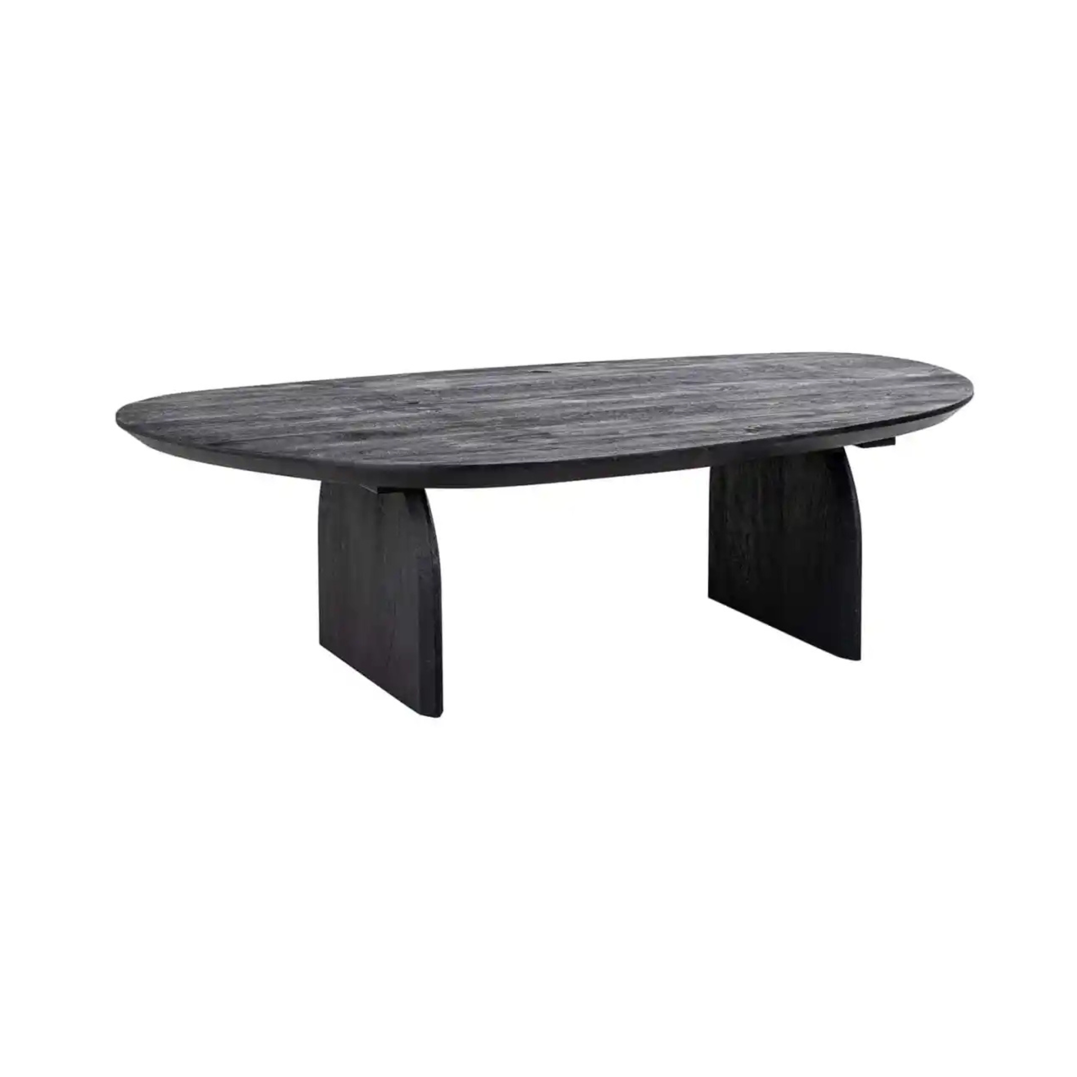 HUDSON coffee table black mango wood