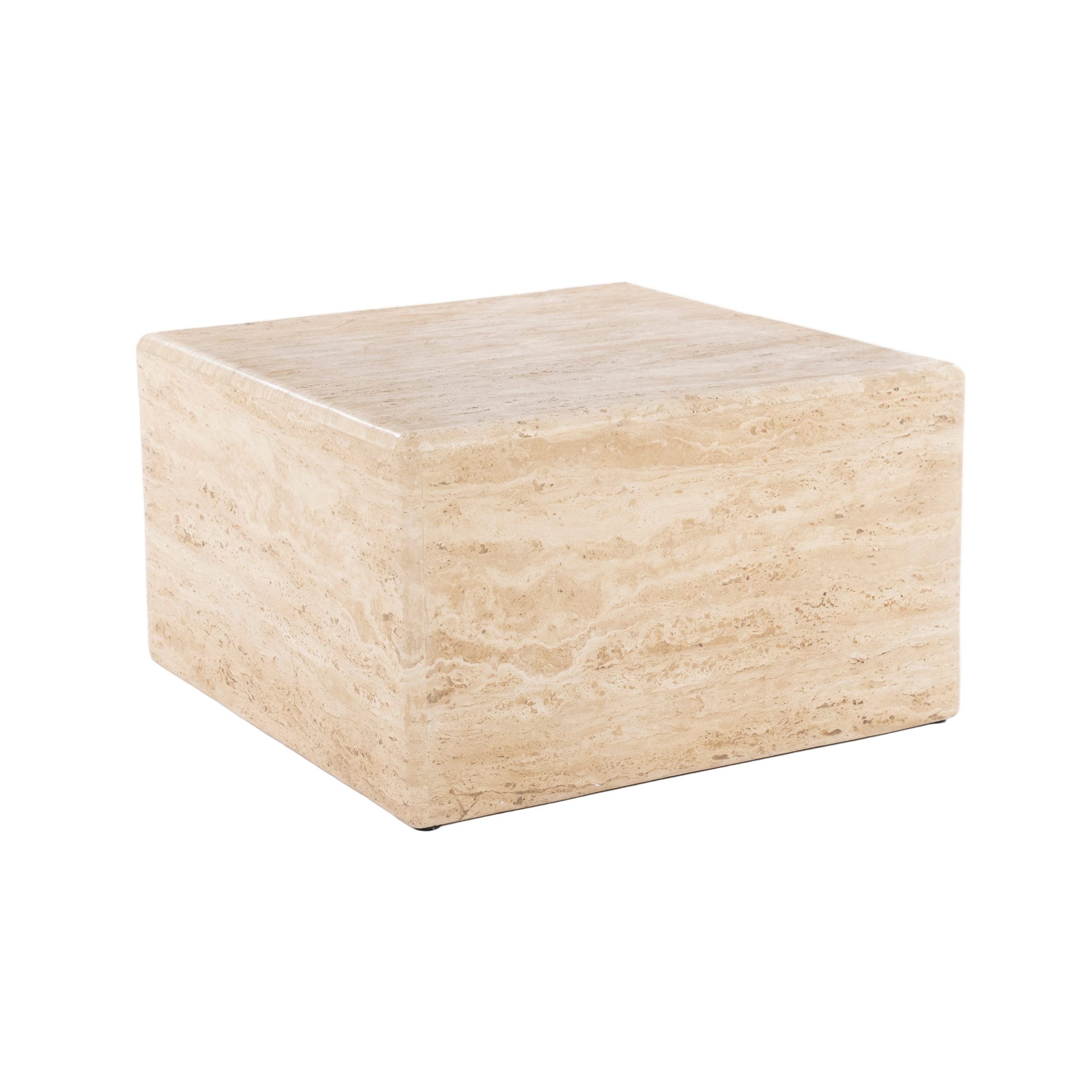 DONTA travertine coffee table