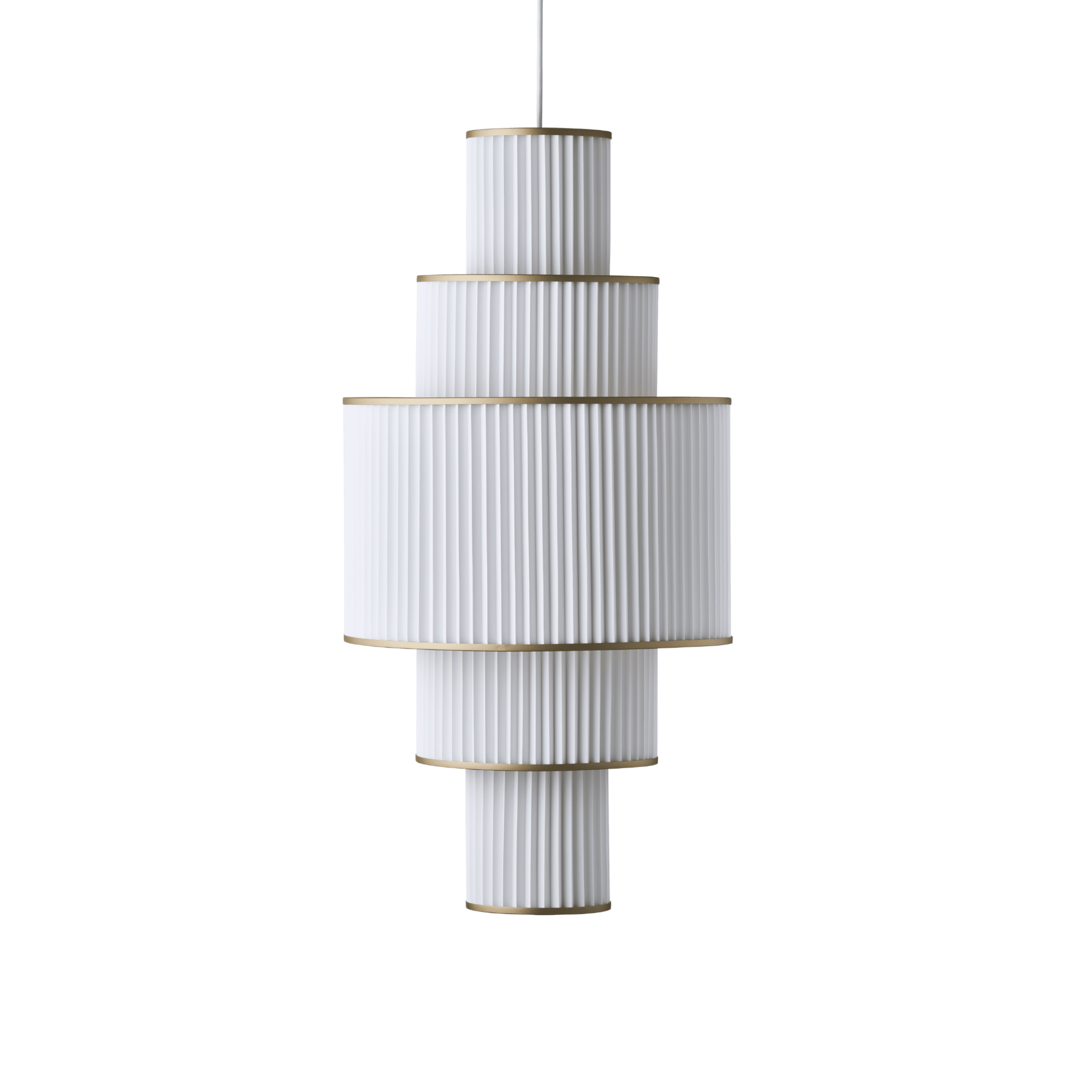 Hanging Lamp MODEL 113 PLIVELLO white with gold