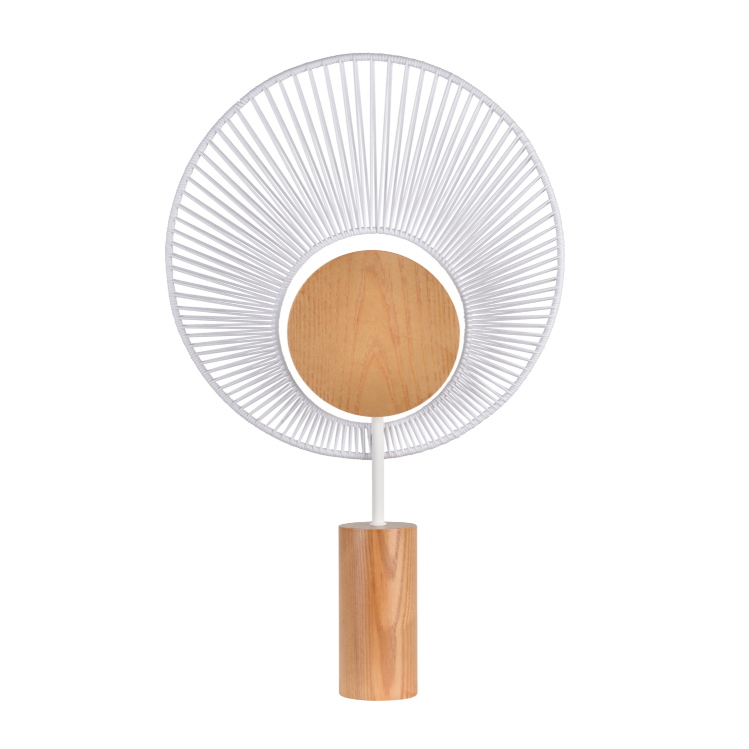 Stolná lampa OYSTER biela