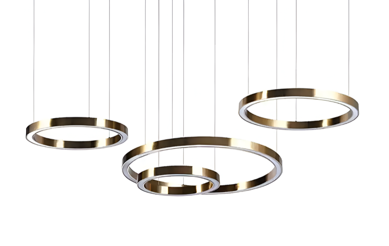 LILOU gold chandelier