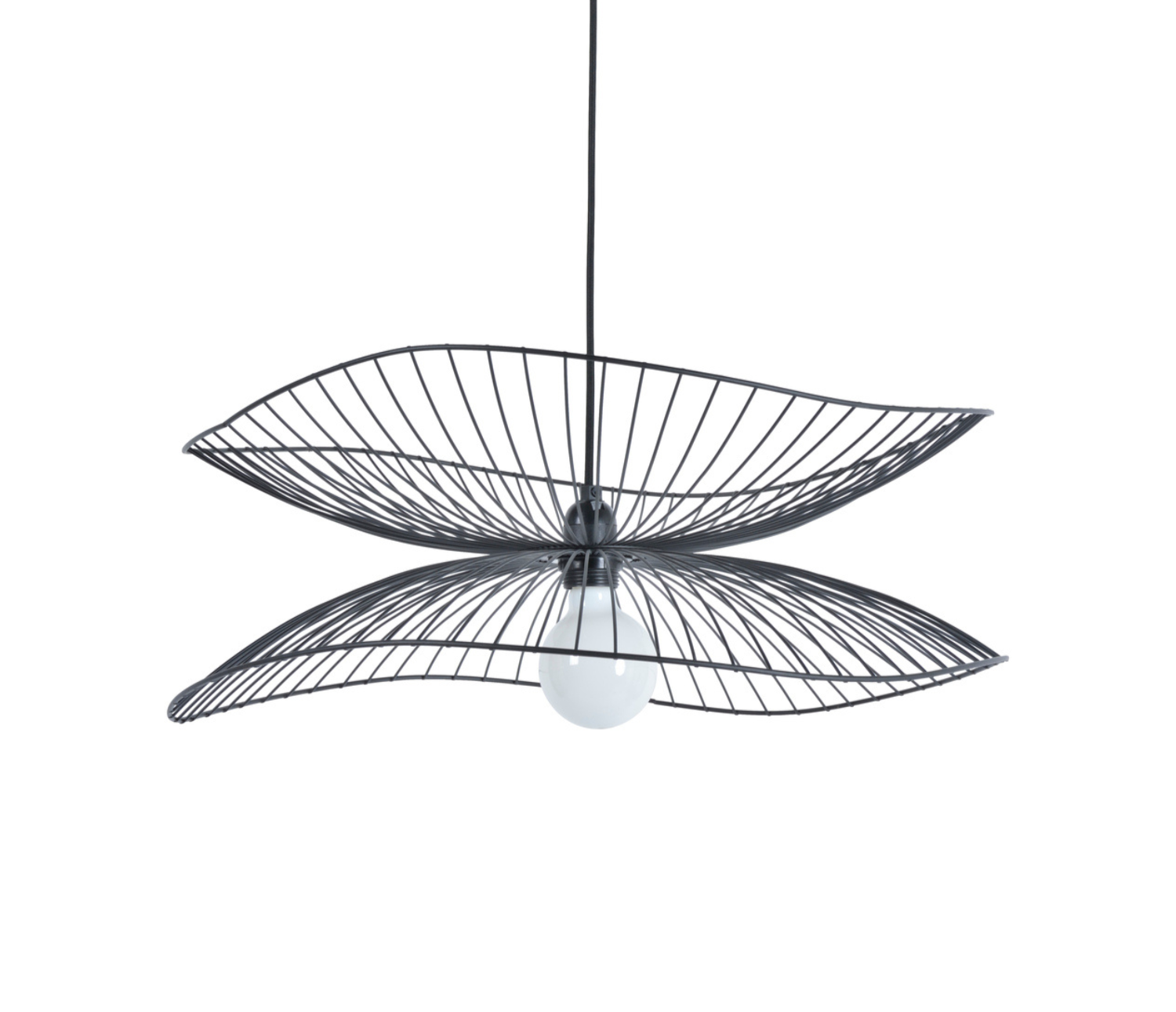 Závesná lampa LIBELLULE čierna