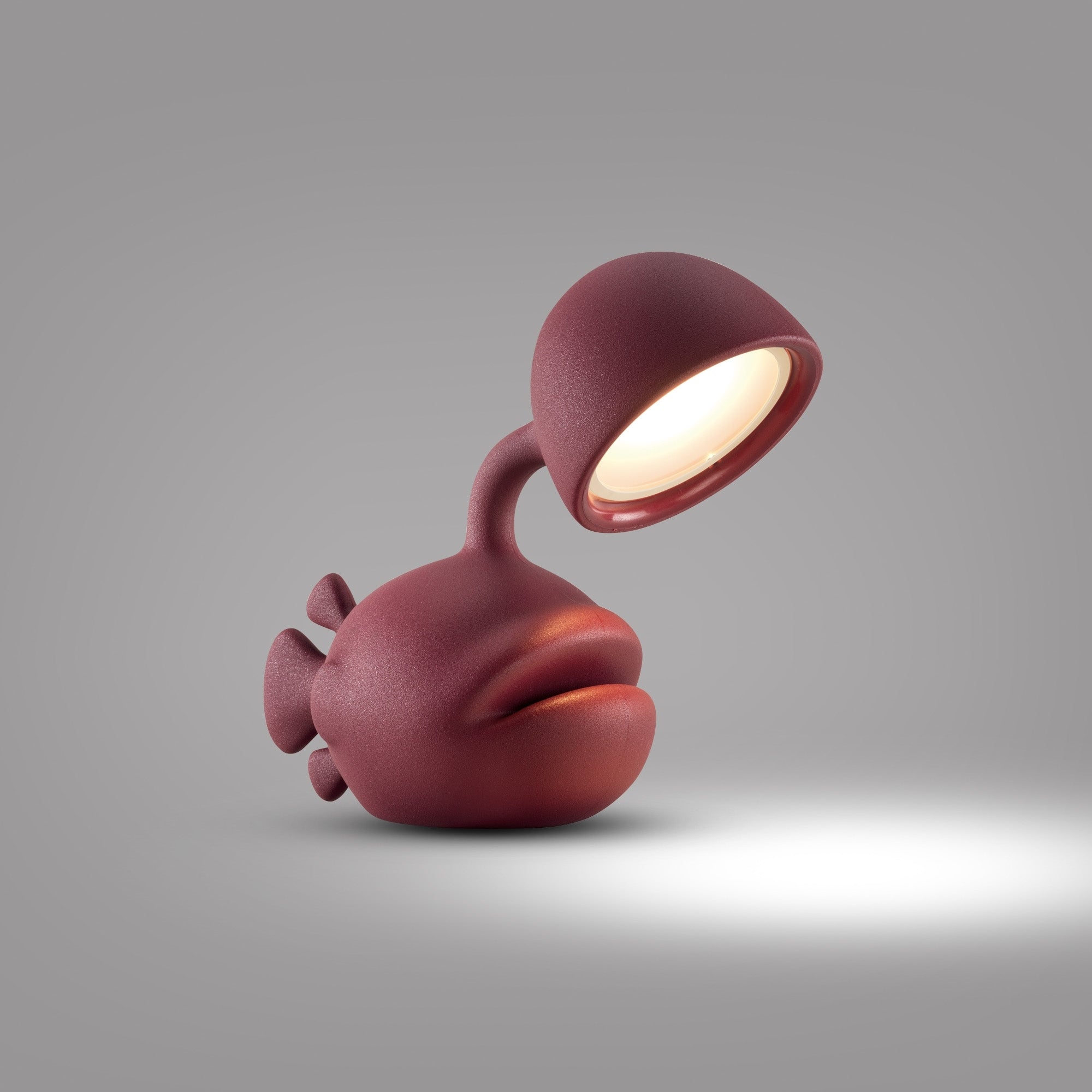 Stolná lampa ABYSS bordová