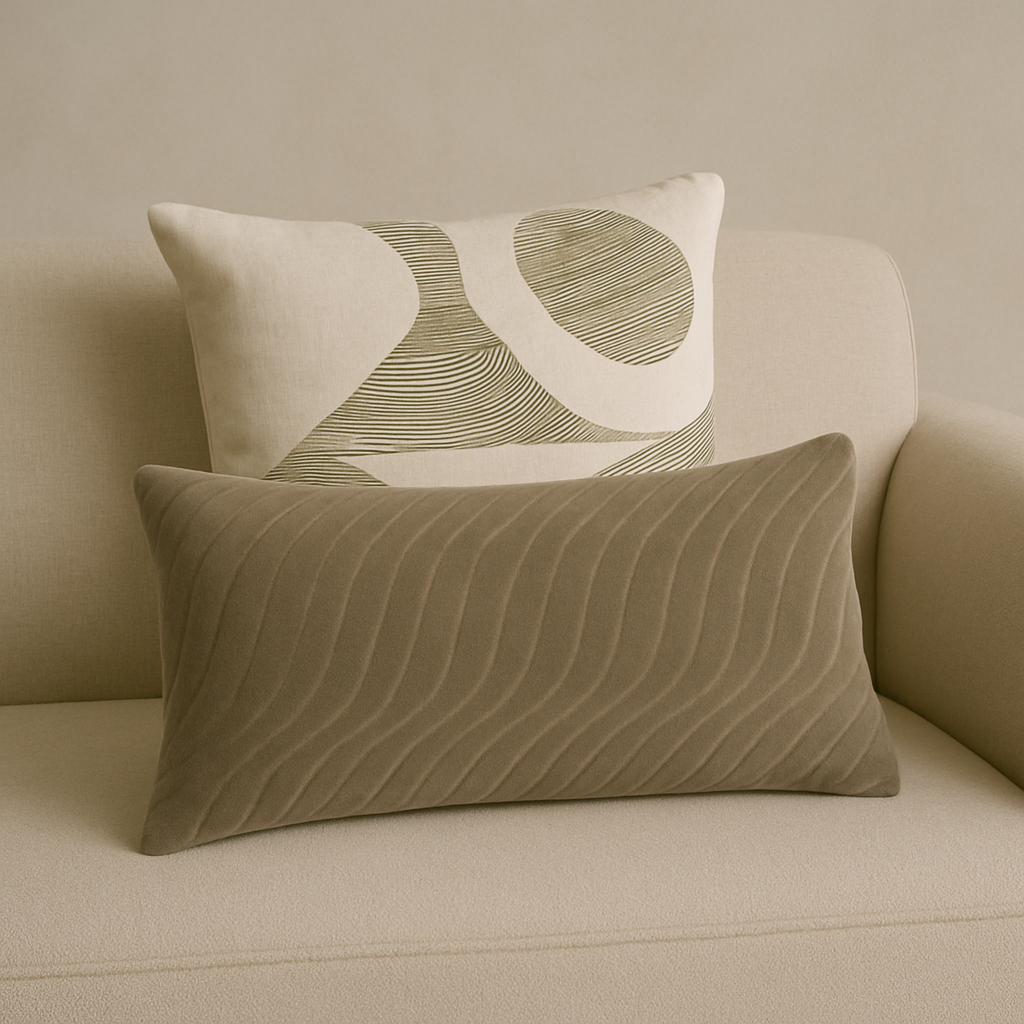 Vankúš QUILTED olivový