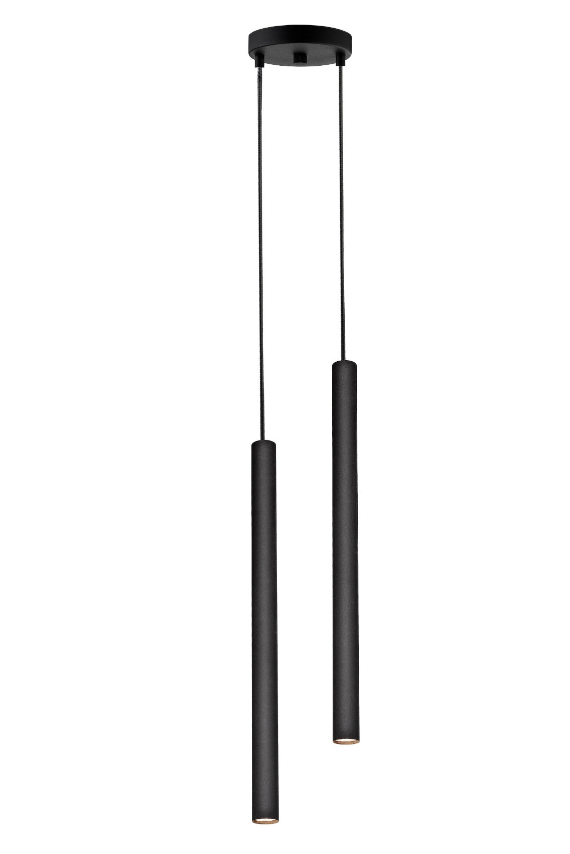 Závesná lampa ROLL 2 čierna